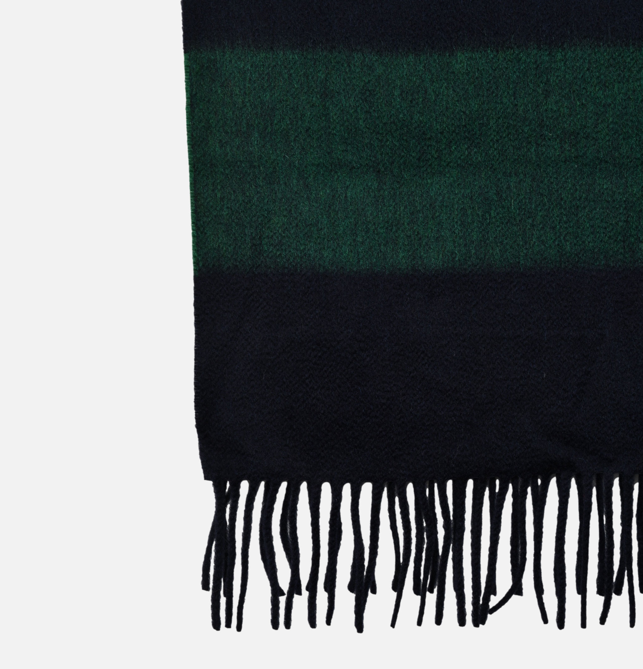 Echarpe Striped Snavy Green