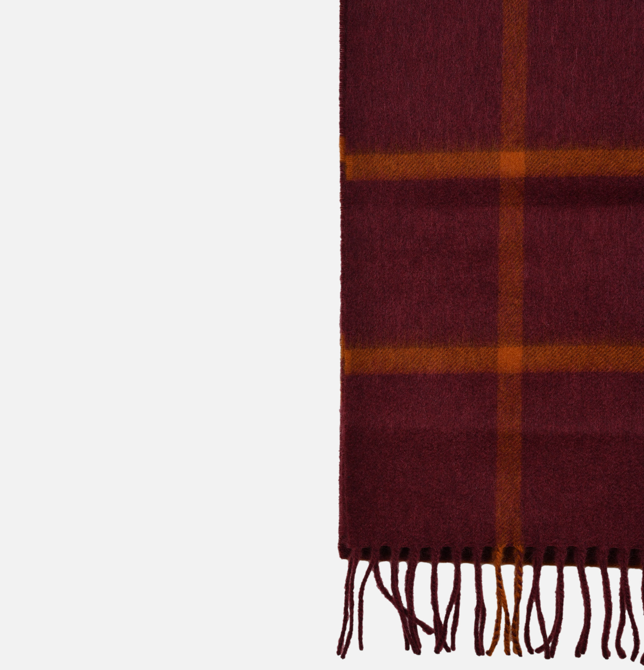 Echarpe Windowpane Brown