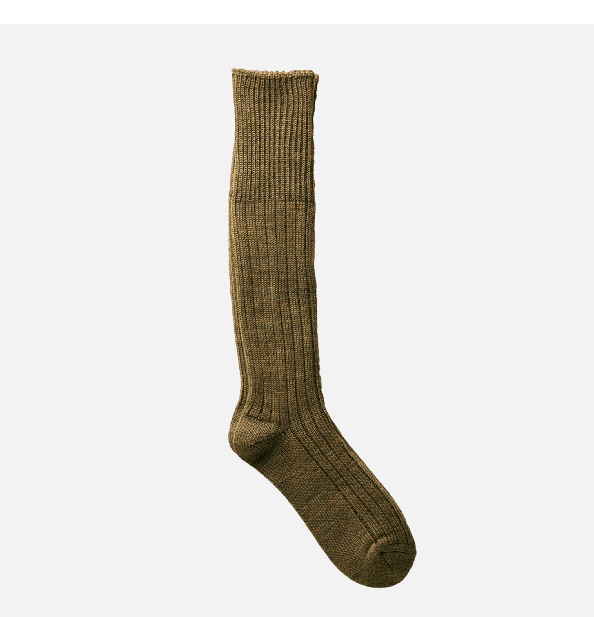 Wool Low Gaugeribbed Olive