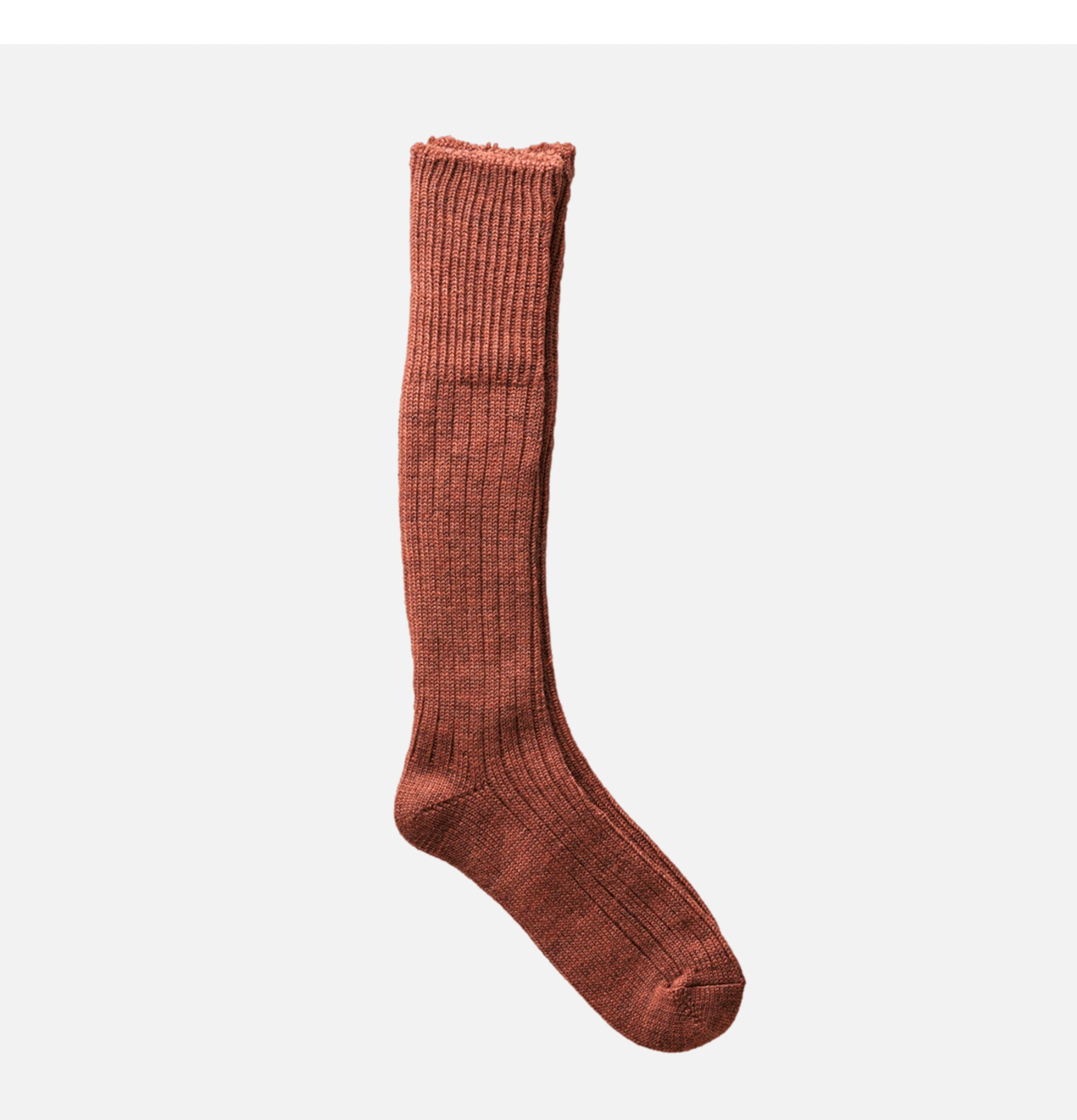 Wool Low Gaugeribbed Brown