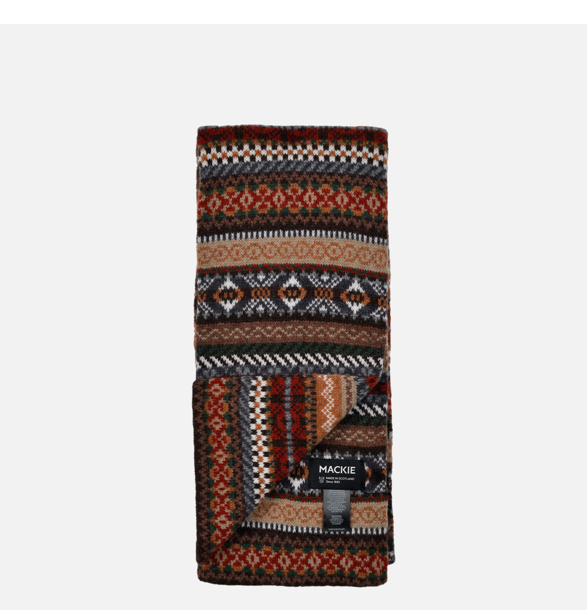 Lochniver Scarf Brown