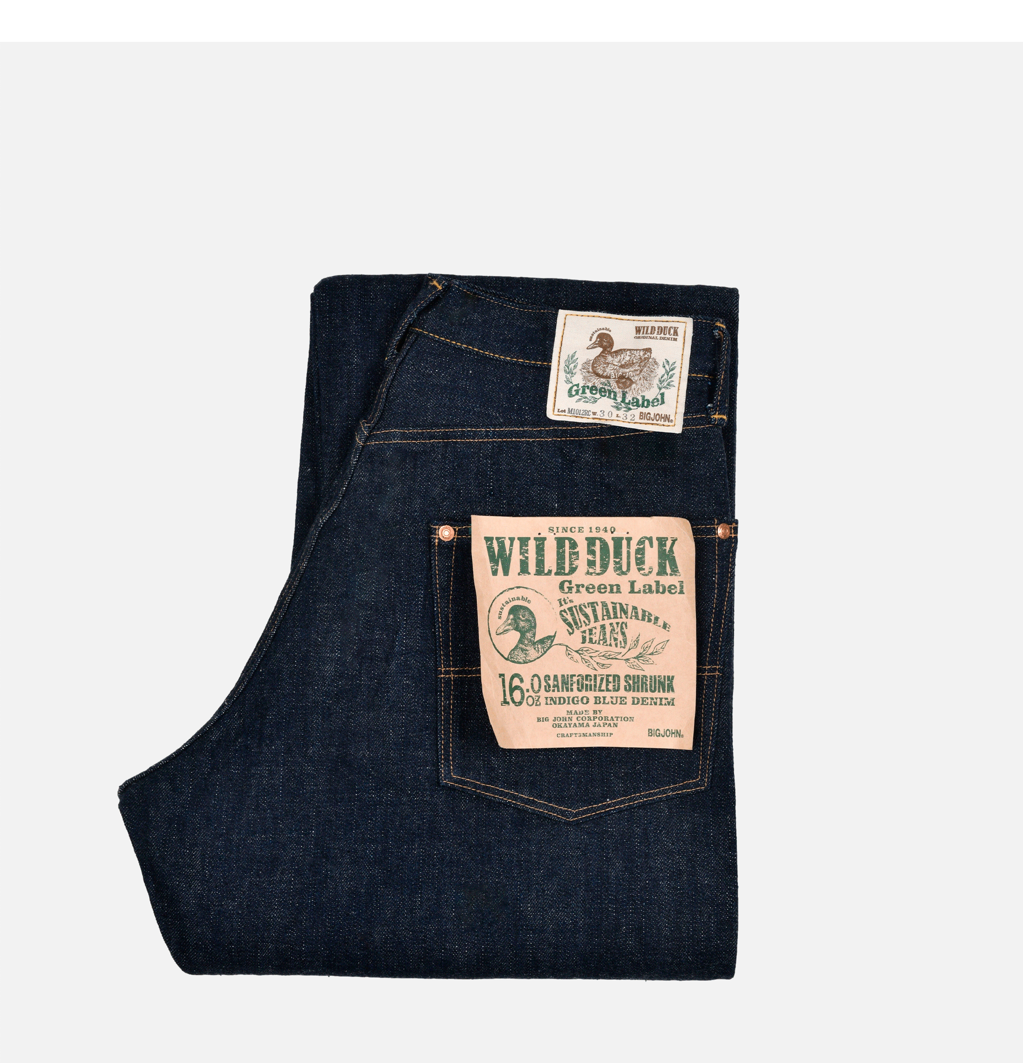 Jeans Wide Straight Indigo