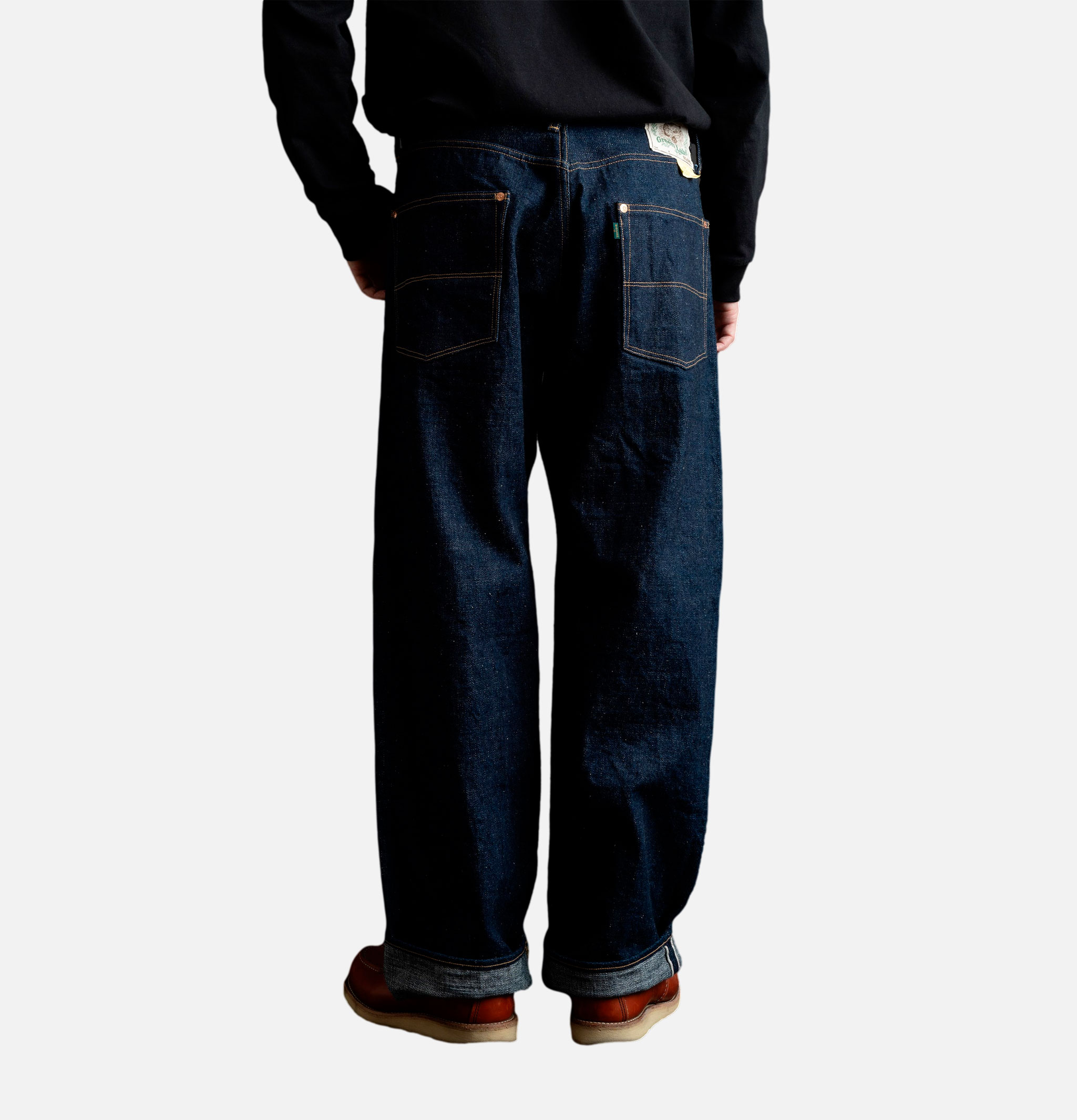 Jeans Wide Straight Indigo