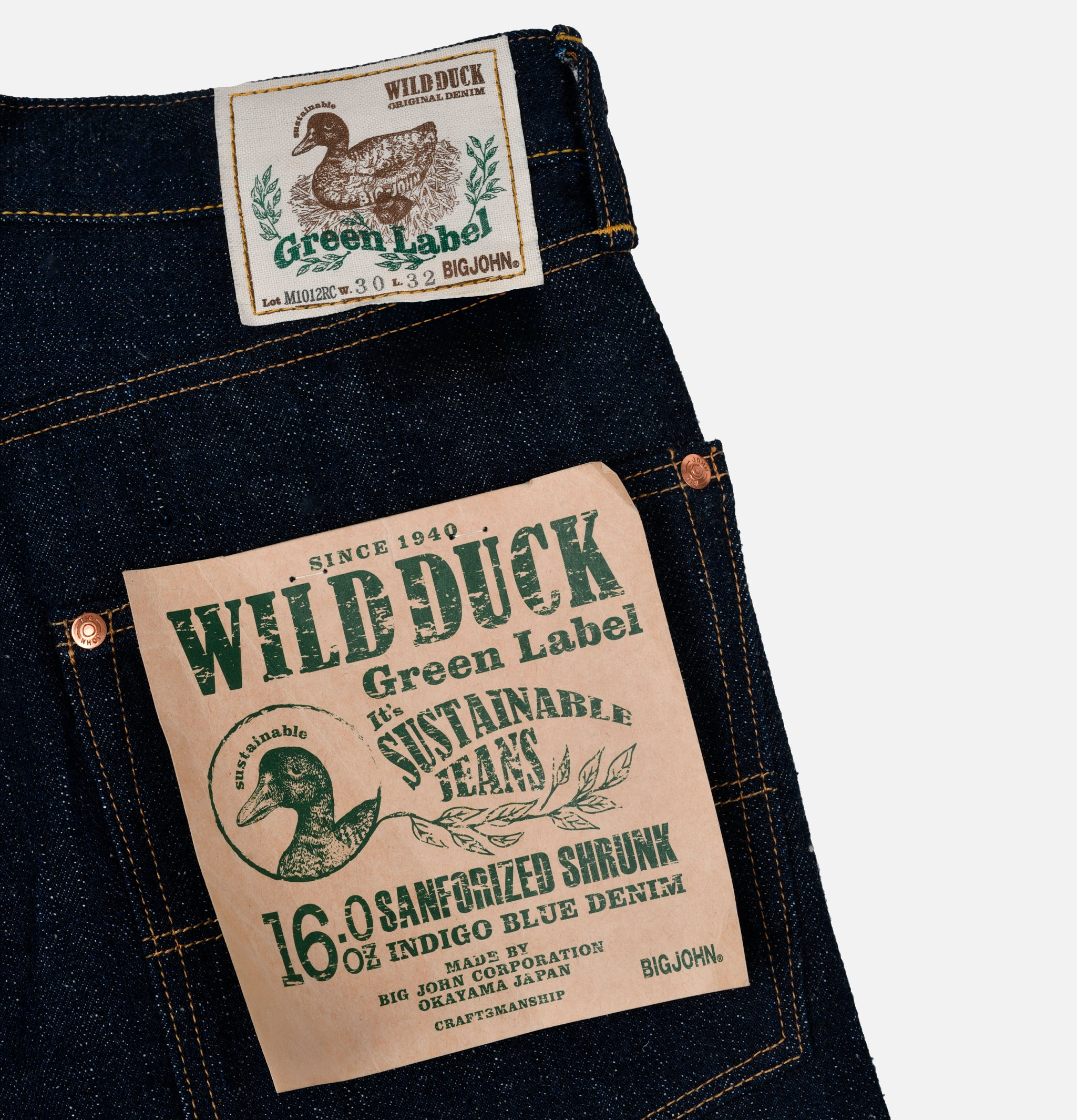 Jeans Wide Straight Indigo