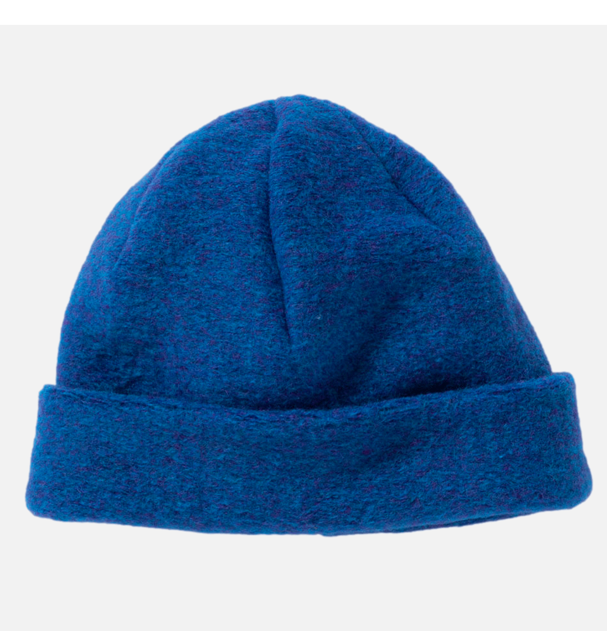 Wool Knit Cap Blue Mix