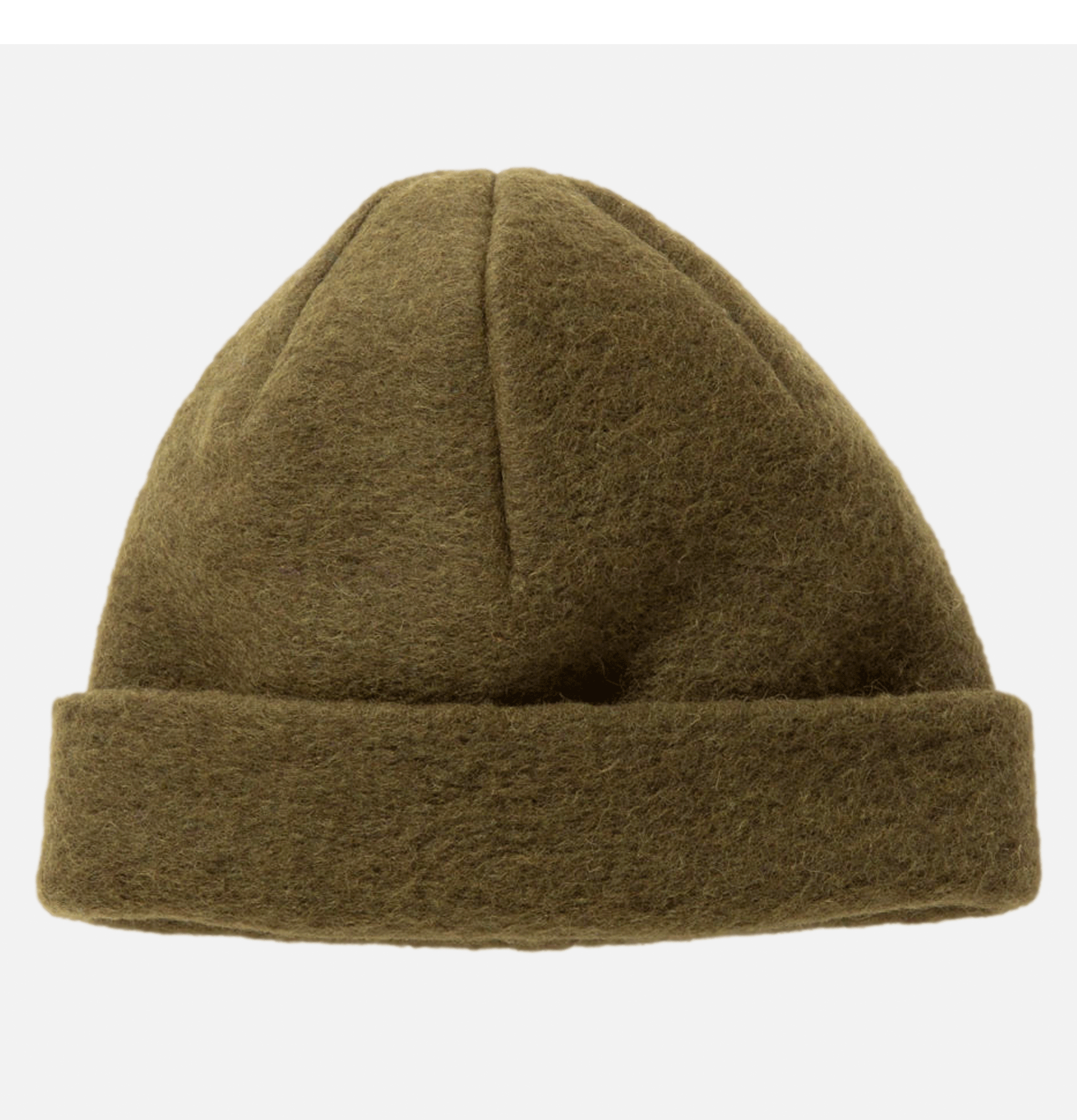 Wool Knit Cap Olive