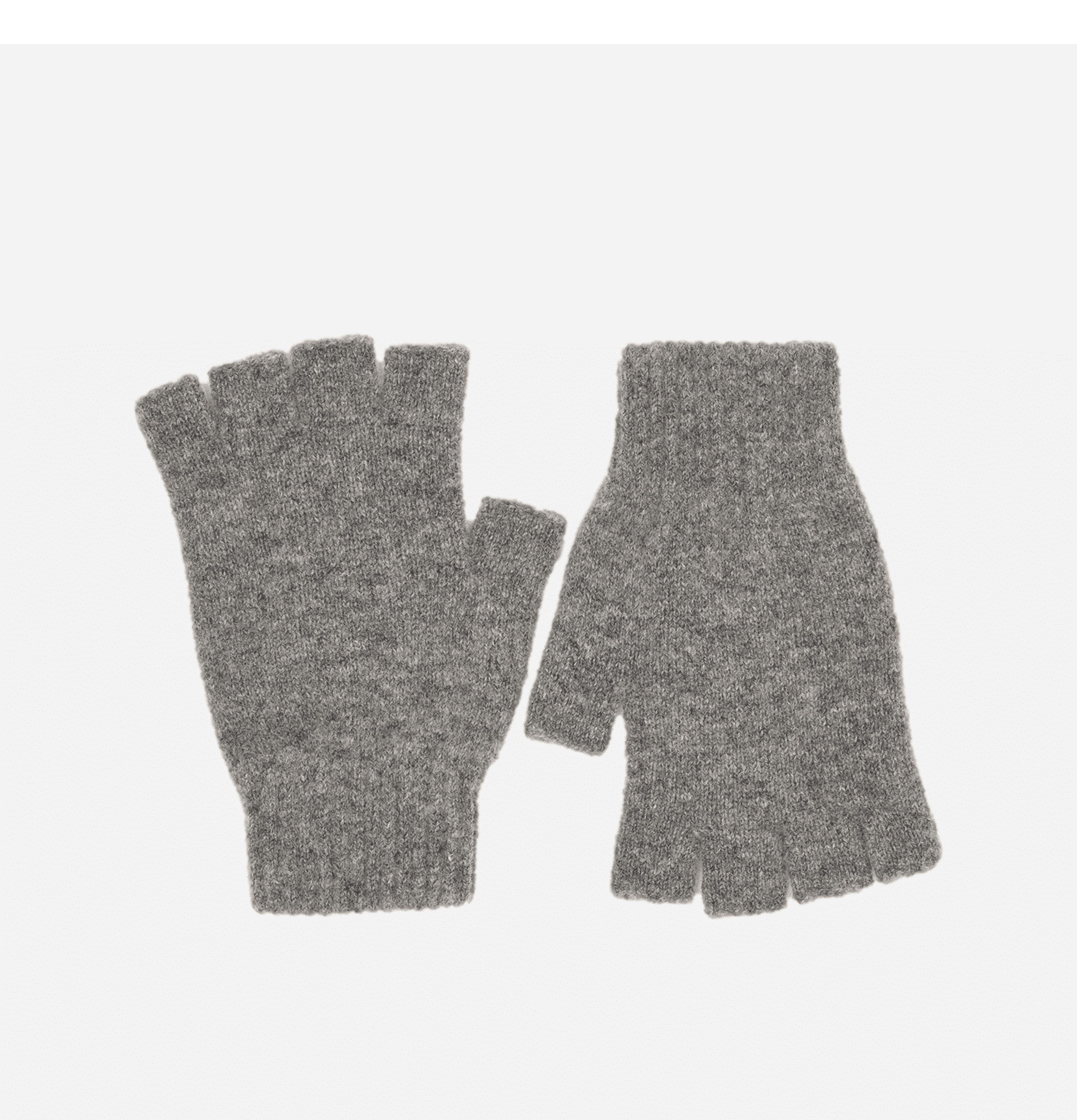 Mitten Wool Grey Mix