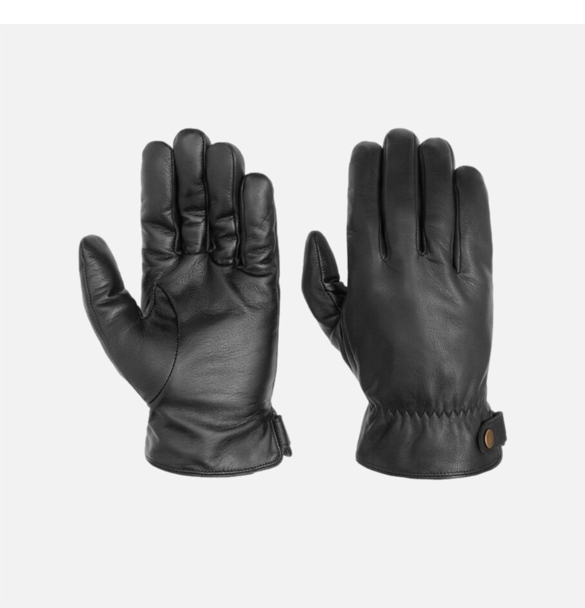 Gants Goat Nappa Conductive Bl