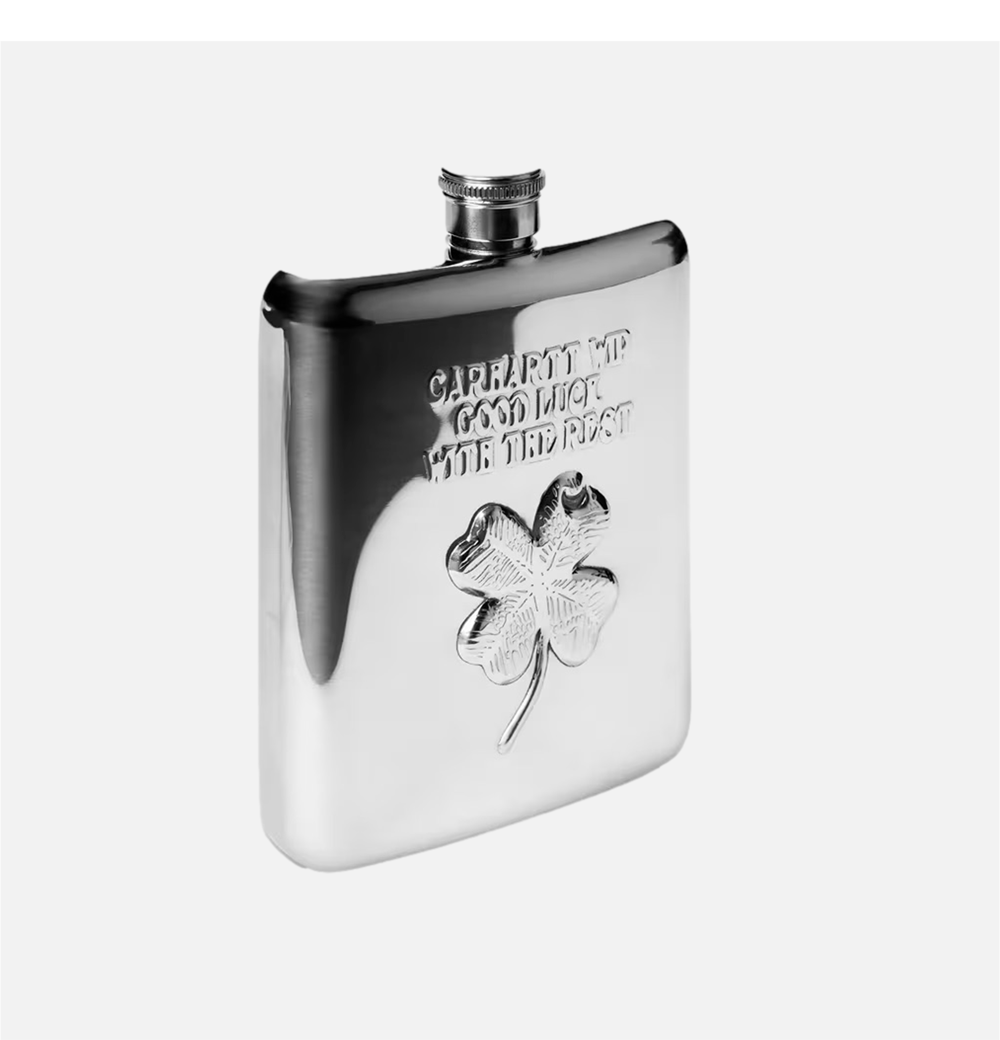 Clover Flask Silver