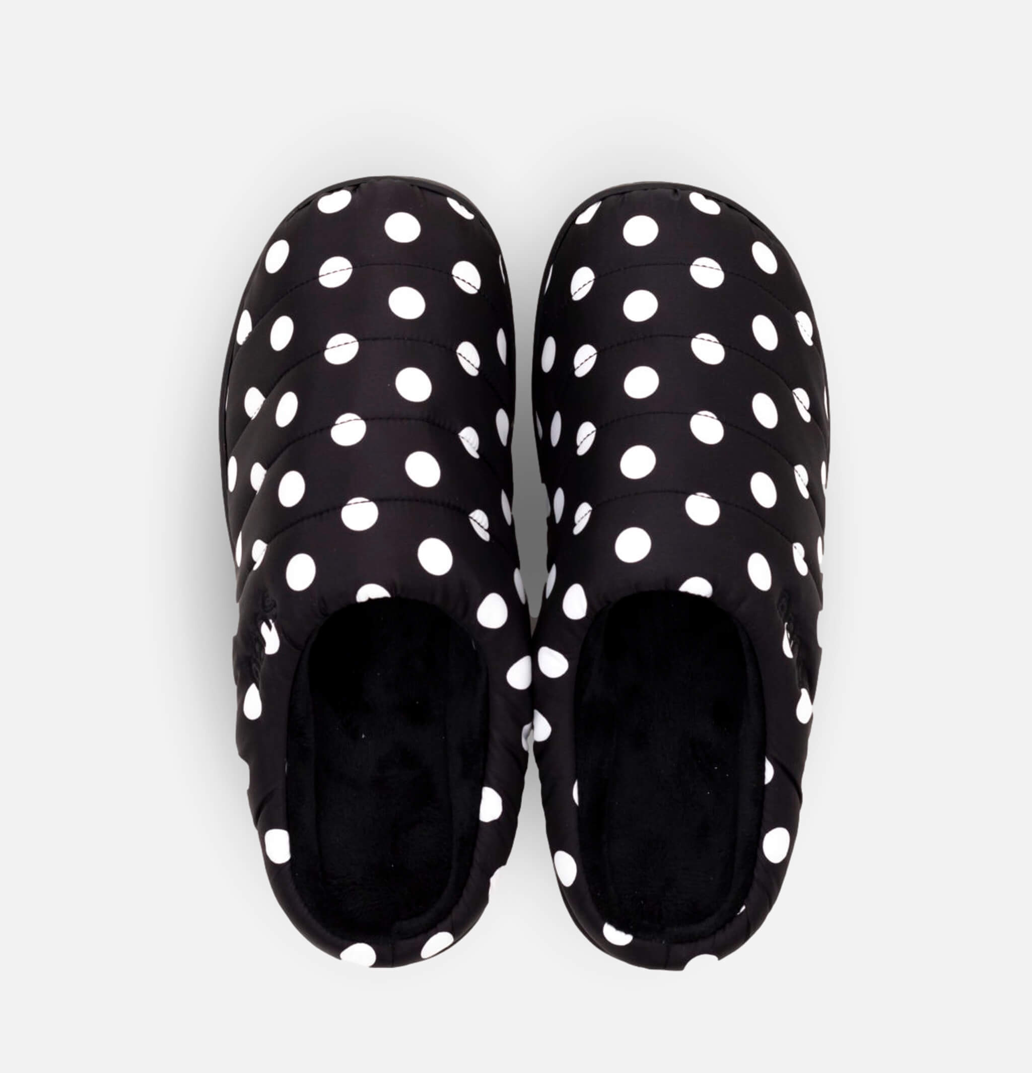 Subu Tokyo F-Line Slippers Black Dots