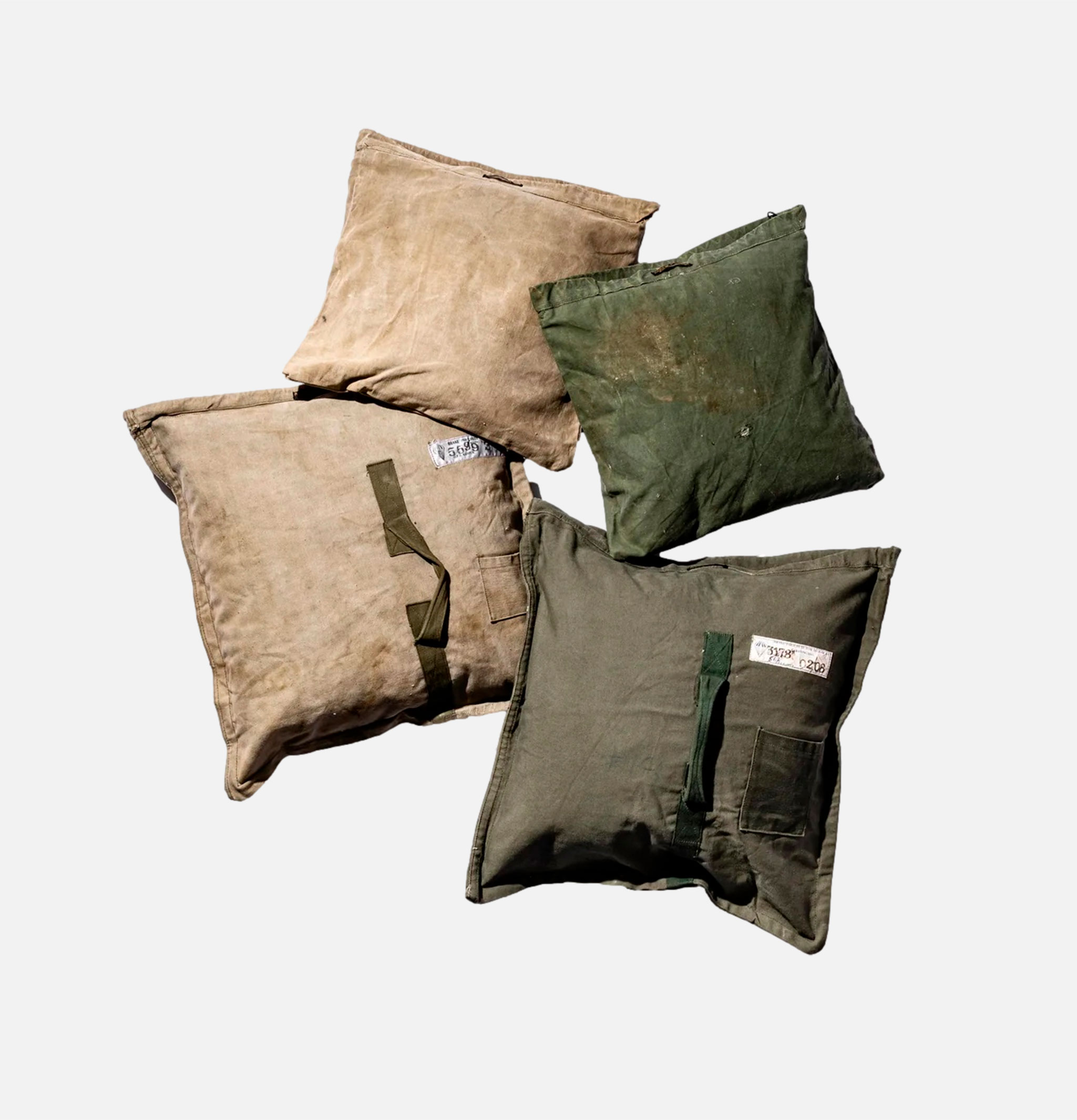 Old Tent Cushion Cover Large