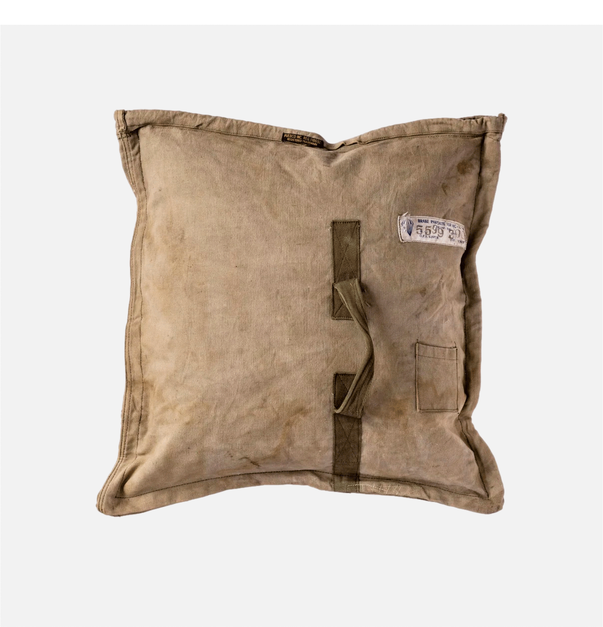 Old Tent Cushion Cover Large