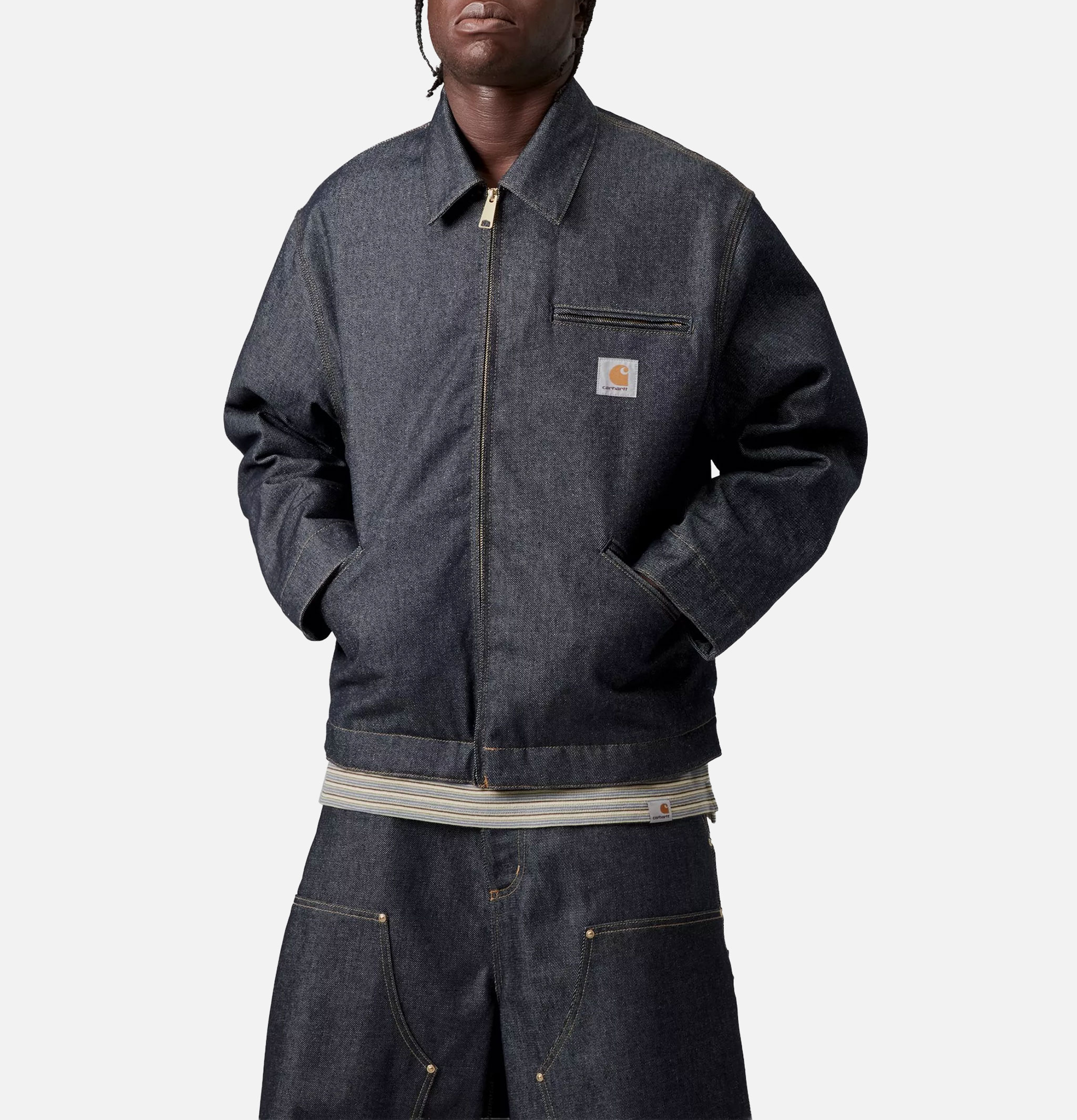Carhartt WIP OG Detroit Jacket Rigid Denim