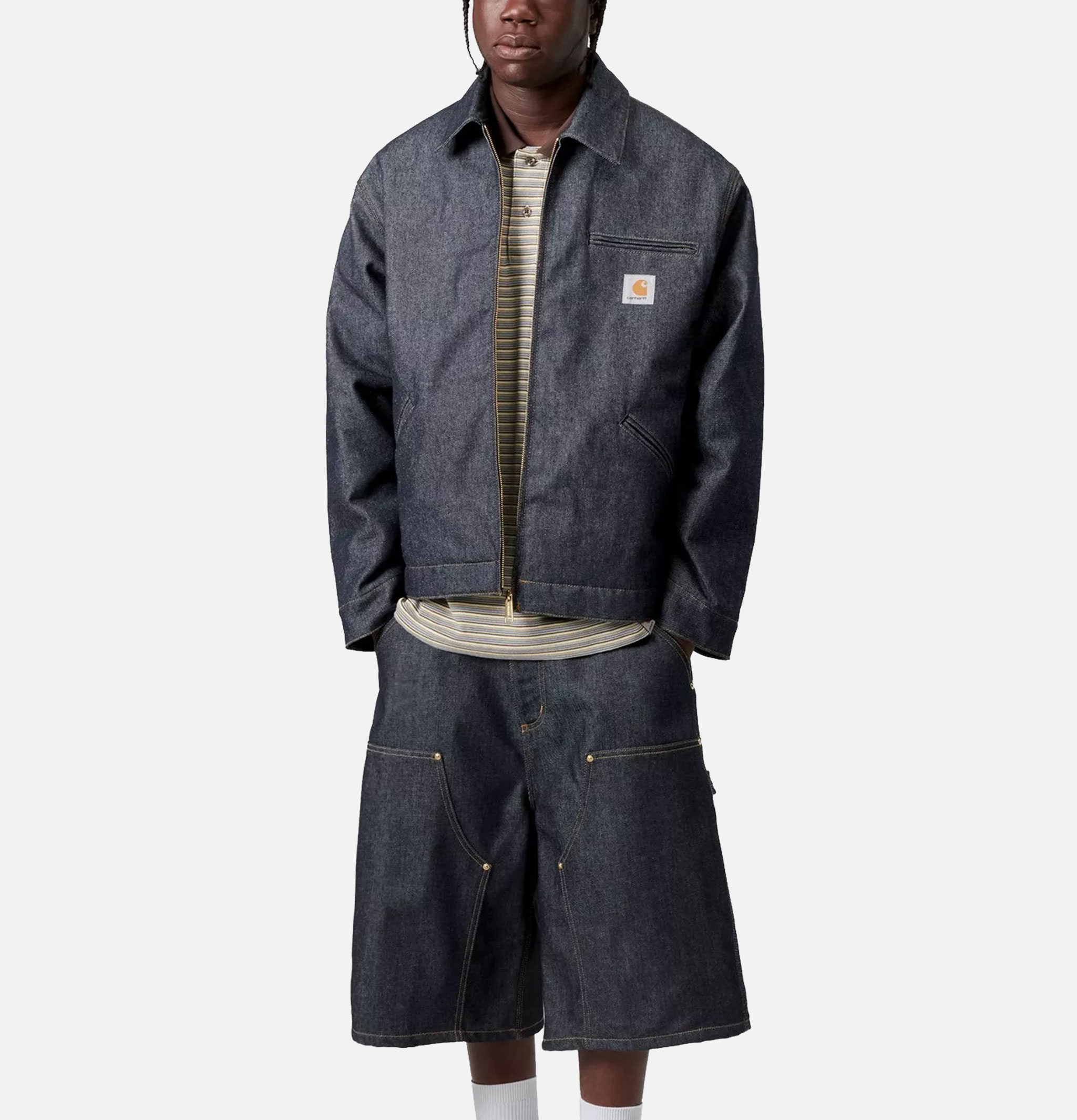 Carhartt WIP OG Detroit Jacket Rigid Denim