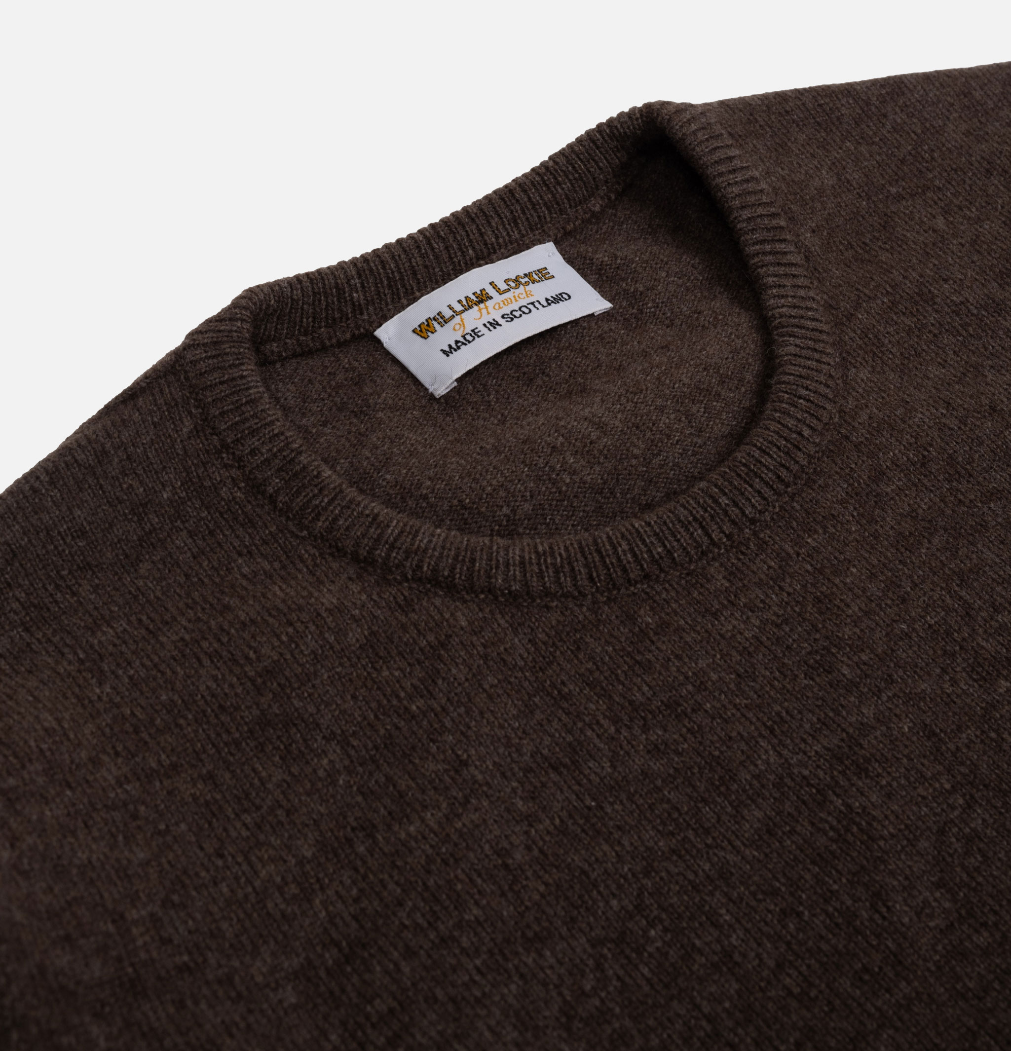 William Lockie Geelongora Mocha Sweater