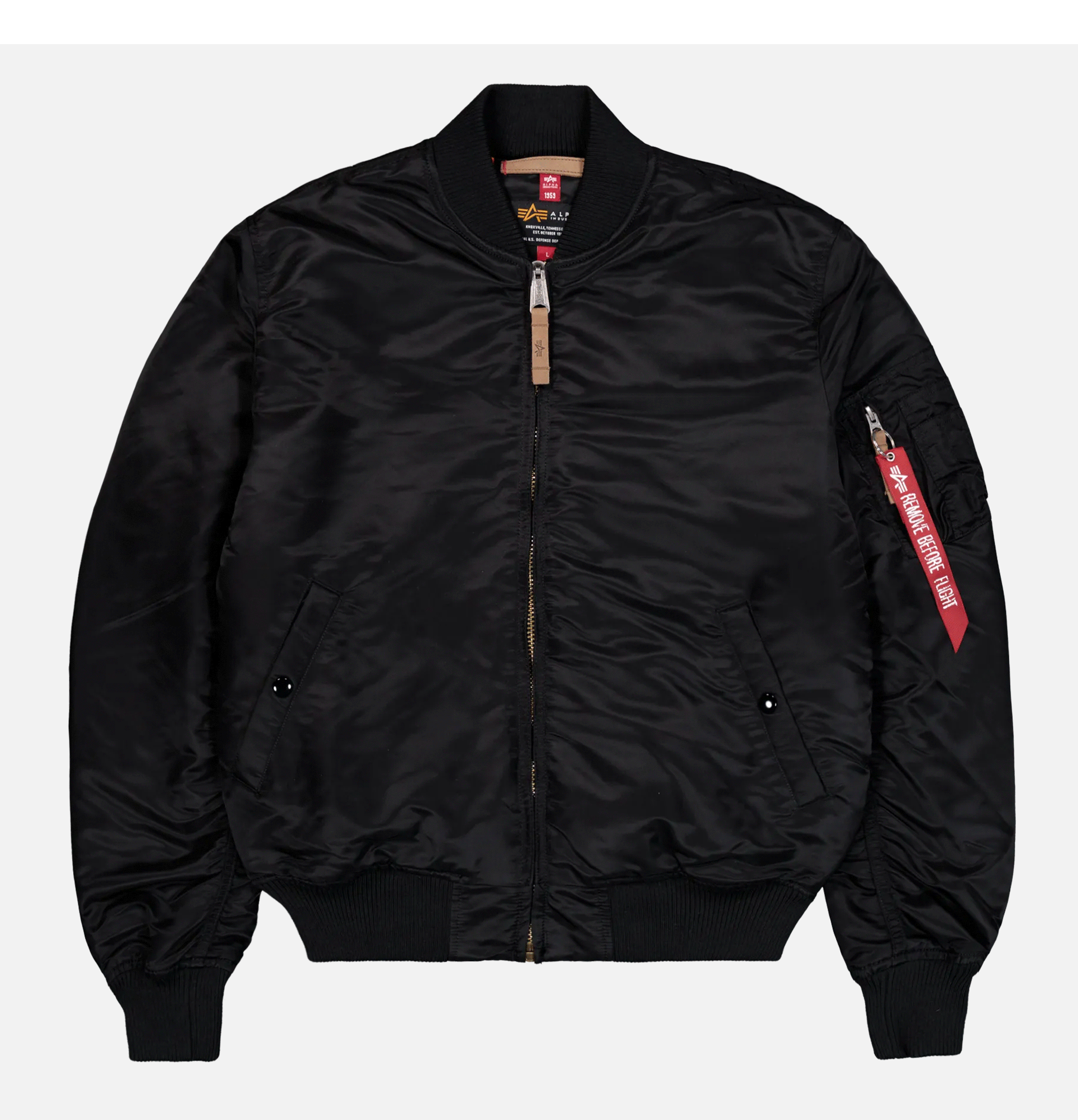 Alpha Industries Bomber Ma-1 Flight Jacket Noir