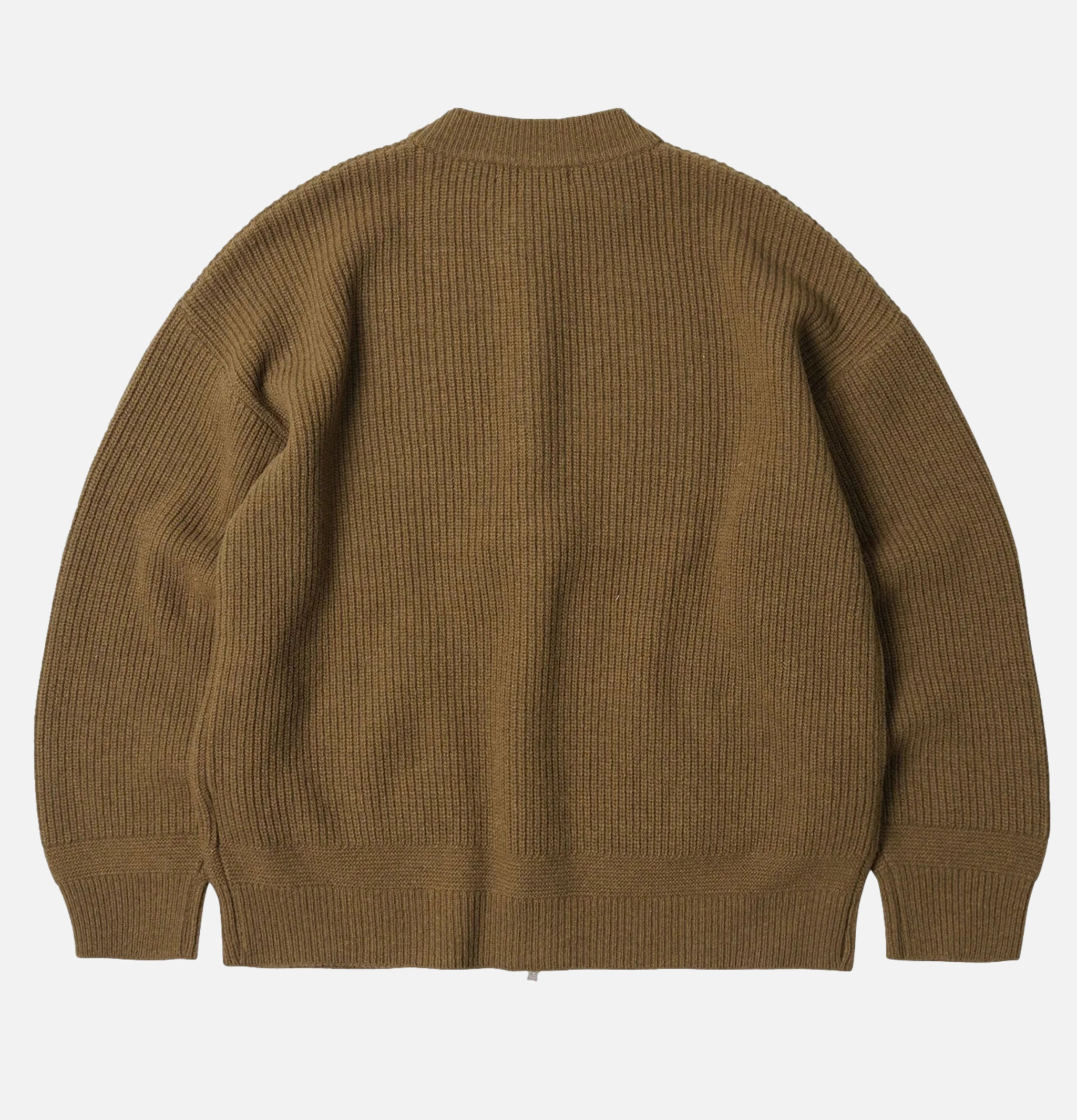 Frizmworks - Wool Deck Zip Cardigan Cinnamon