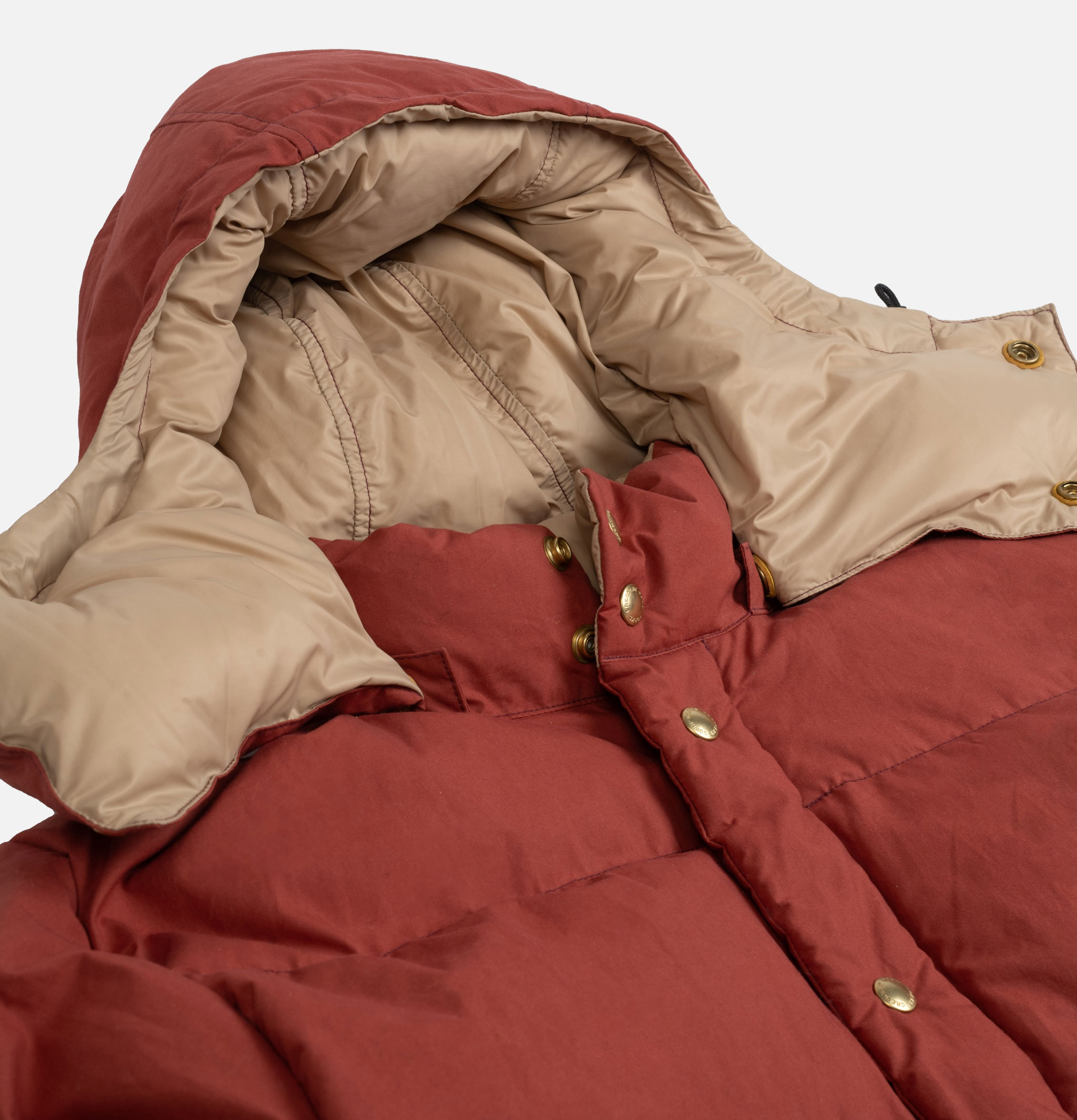 Crescent Down Works Down Sweater Wax Red Amber