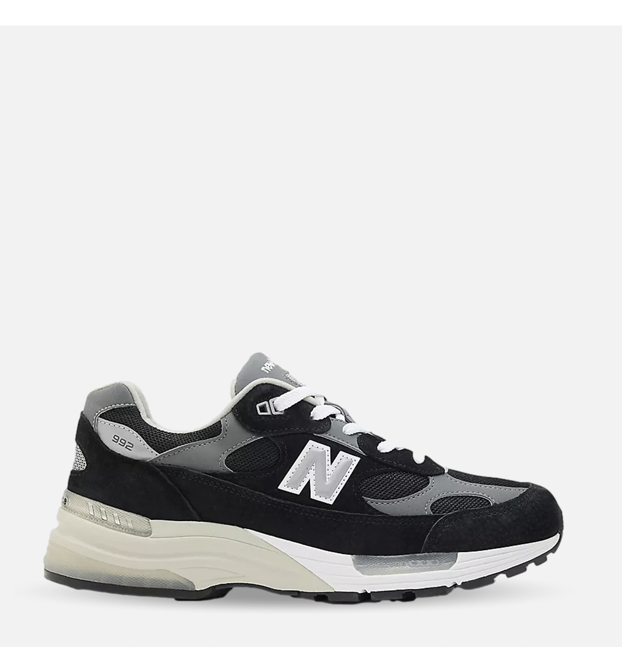 New Balance Basket 992 Black Grey Metallic