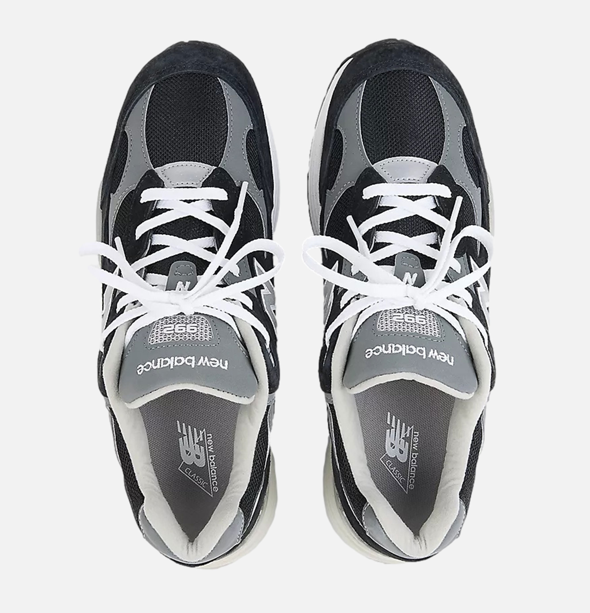 New Balance Basket 992 Black Grey Metallic