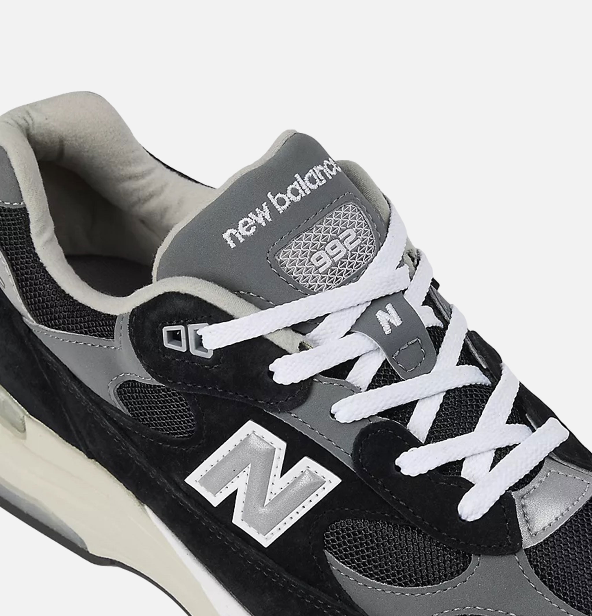 New Balance Basket 992 Black Grey Metallic