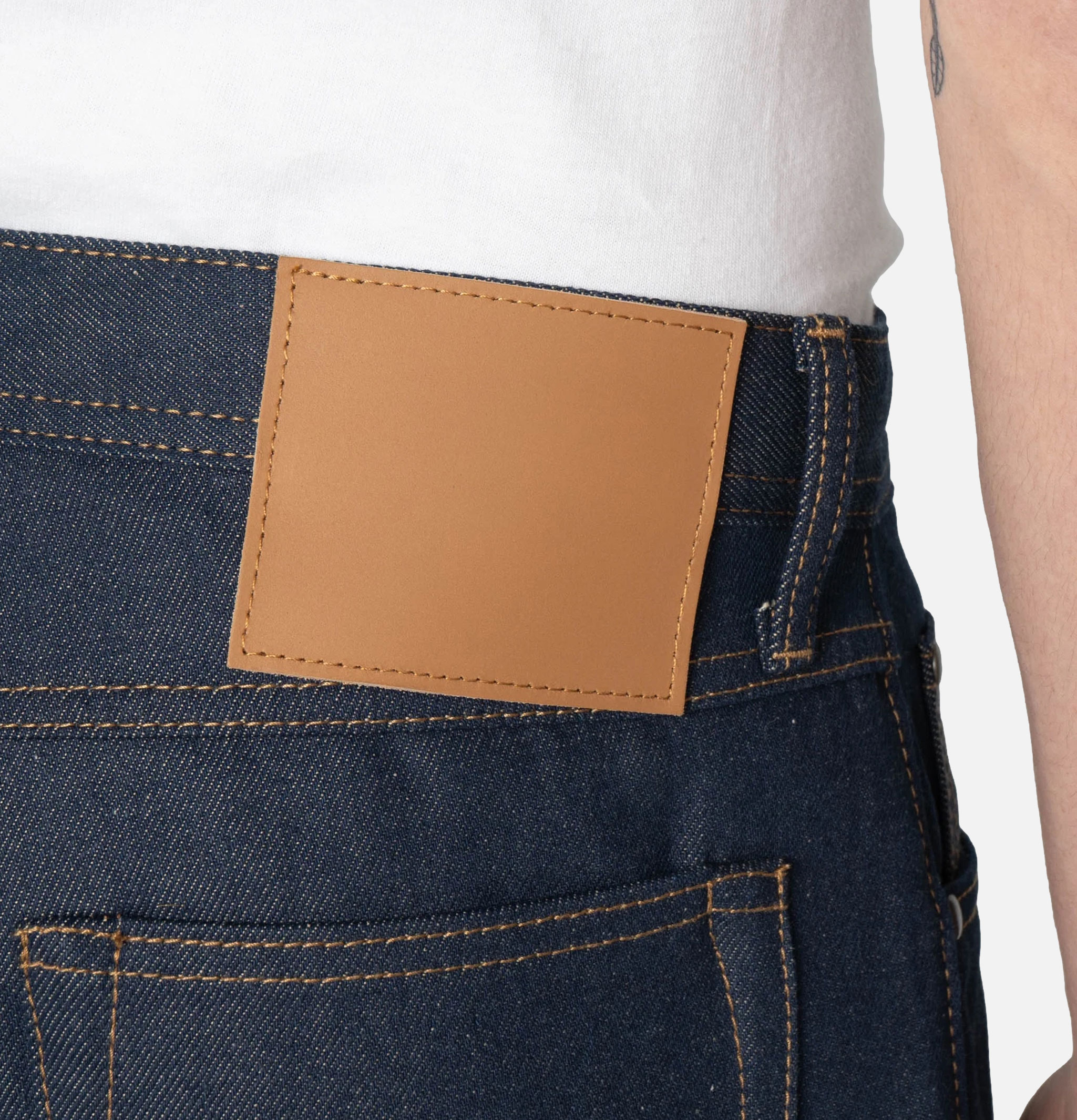 Unbranded Brand UB 854 13,5 oz Relaxed Straight Indigo Blue