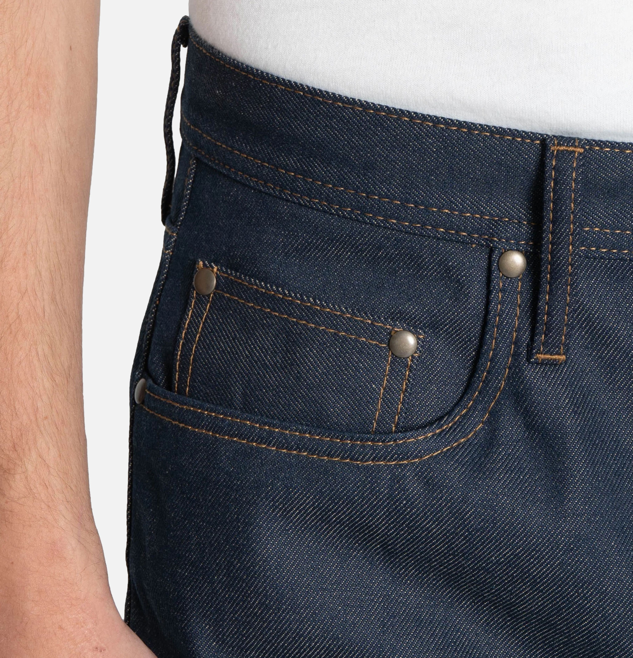 Unbranded Brand UB 754 Wide Fit 13,5 Oz Vintage Blue