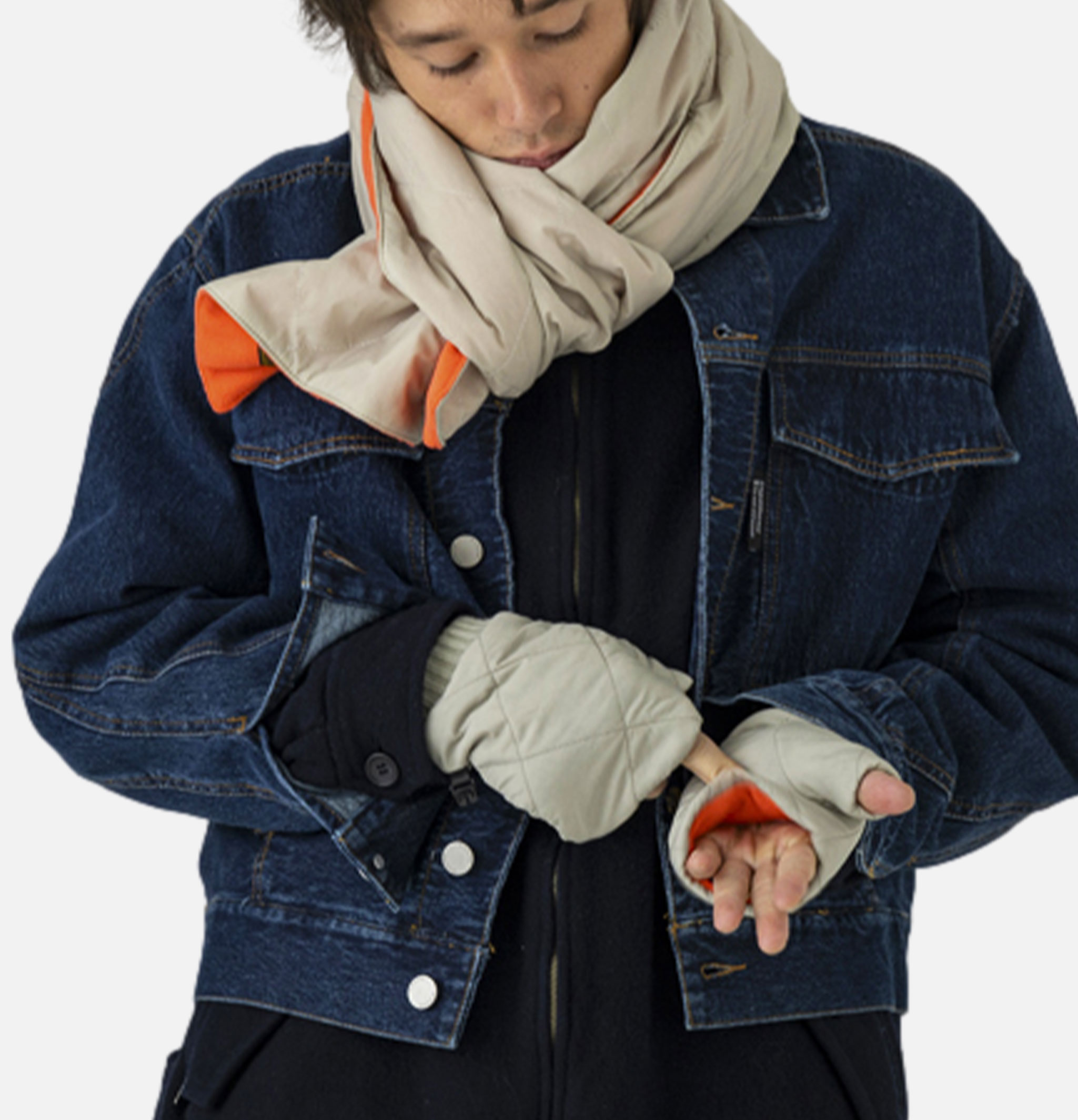 Sublime Go Uot Quilt Beige Gloves