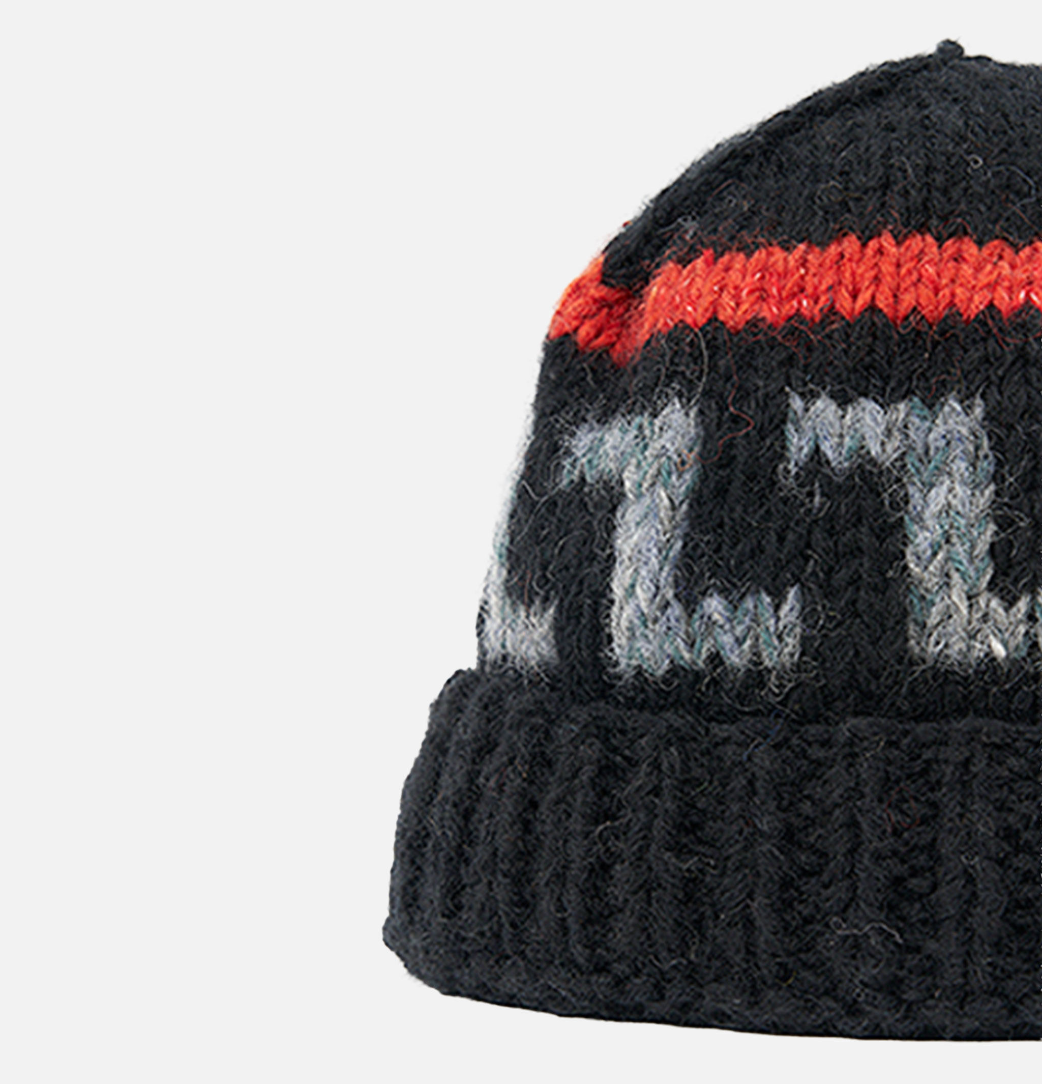 Bonnet Sublime Knit Pattern Black