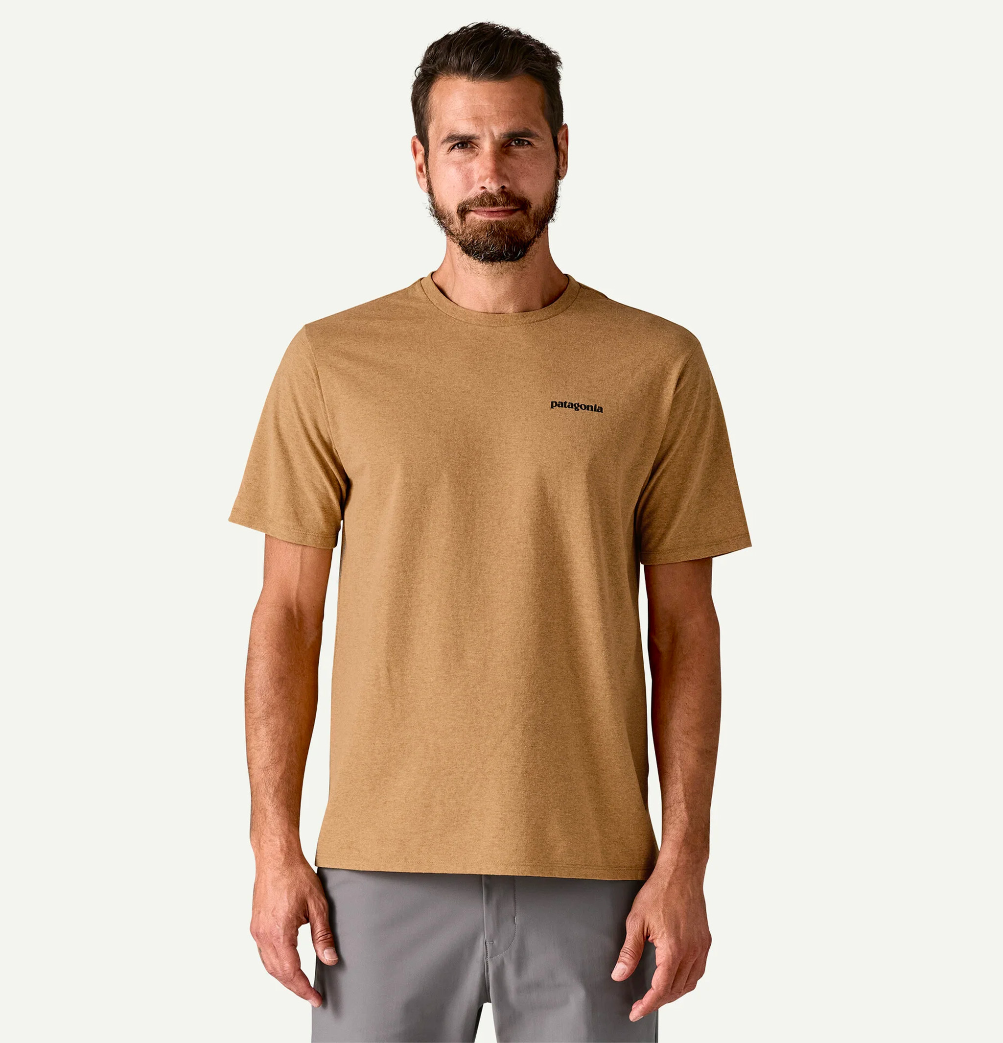 Patagonia T-shirt P6 Logo Talon Gold