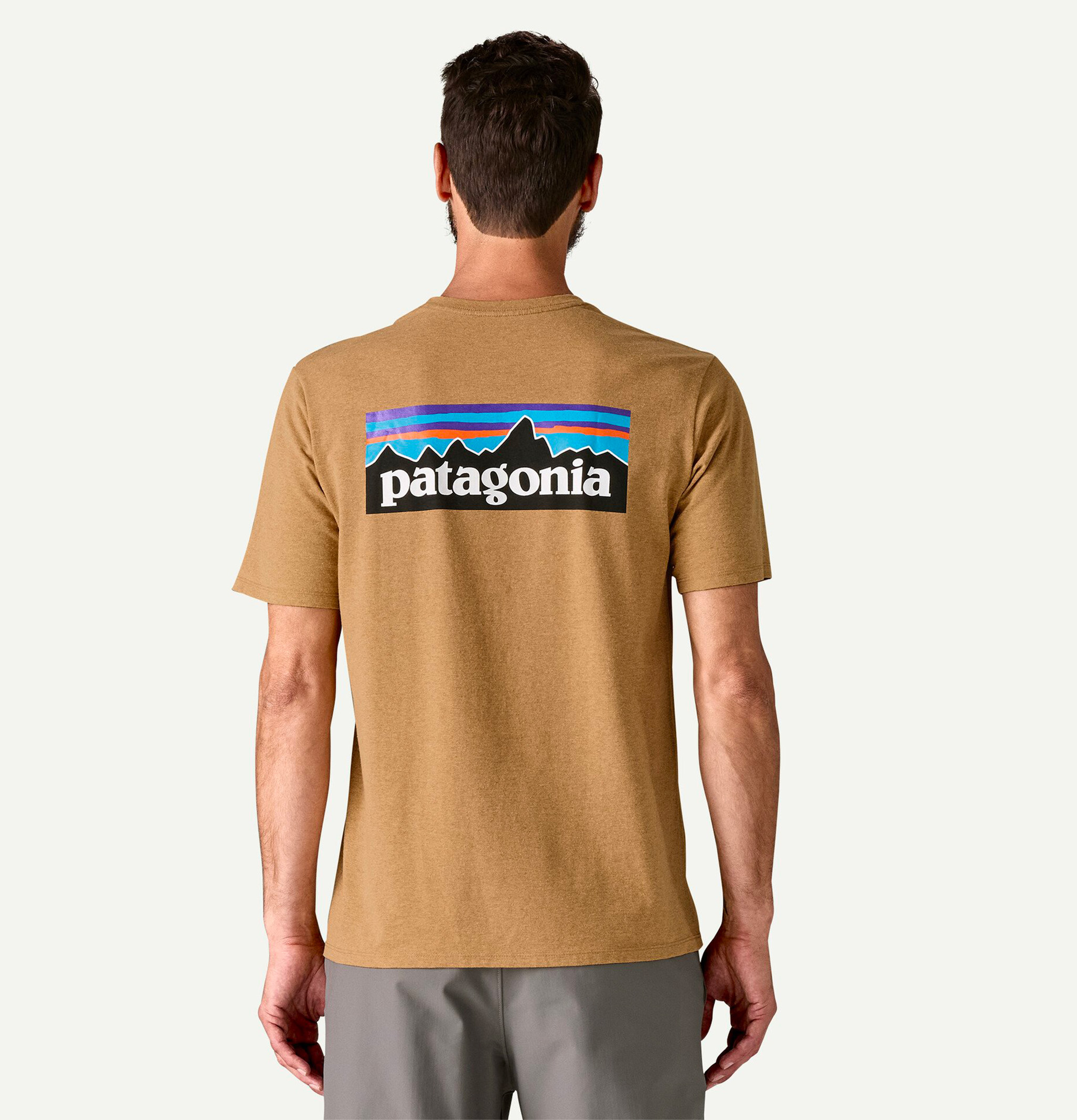 Patagonia T-shirt P6 Logo Talon Gold