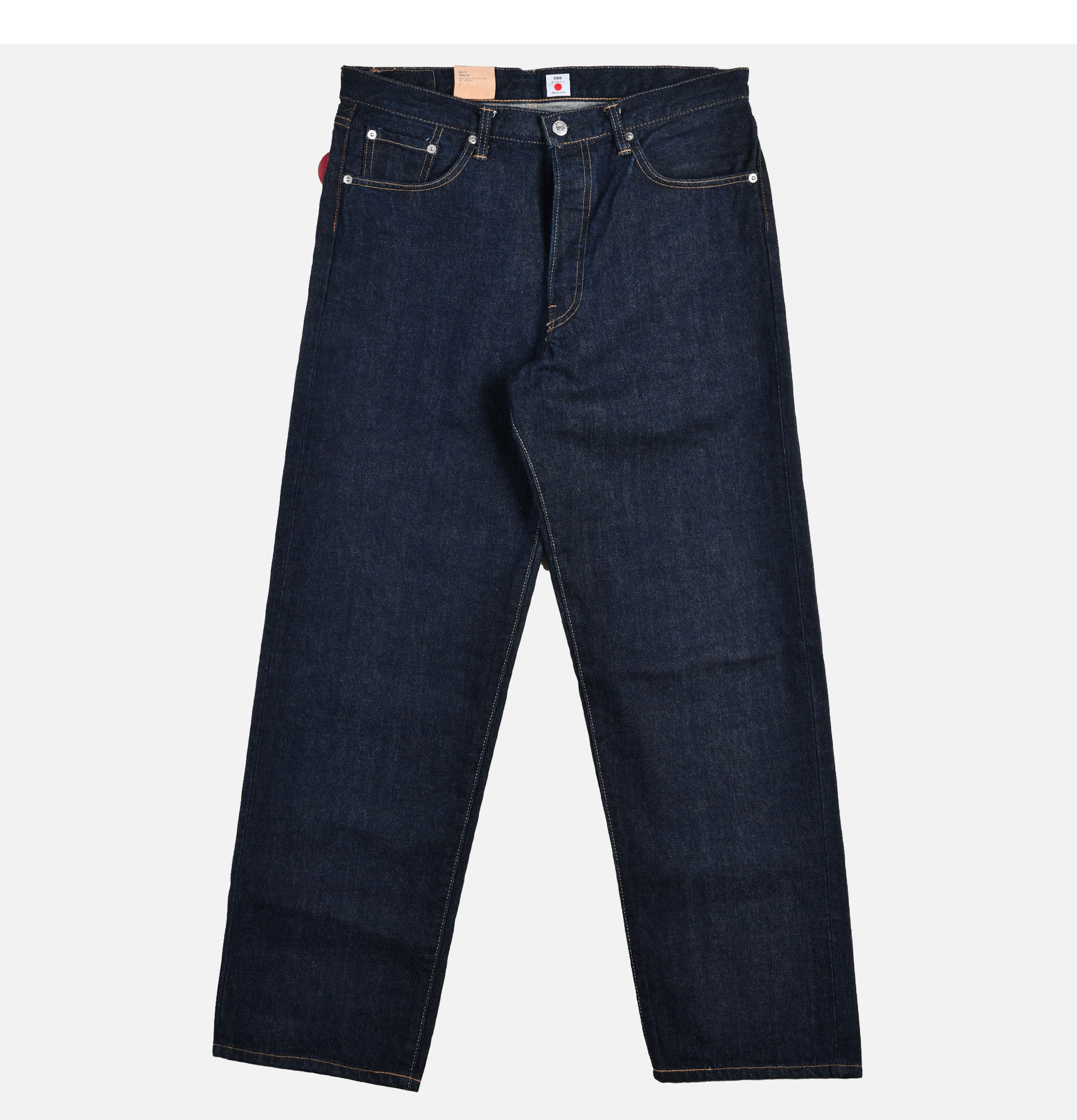 Jean Edwin Loose Fit Kurabo Blue