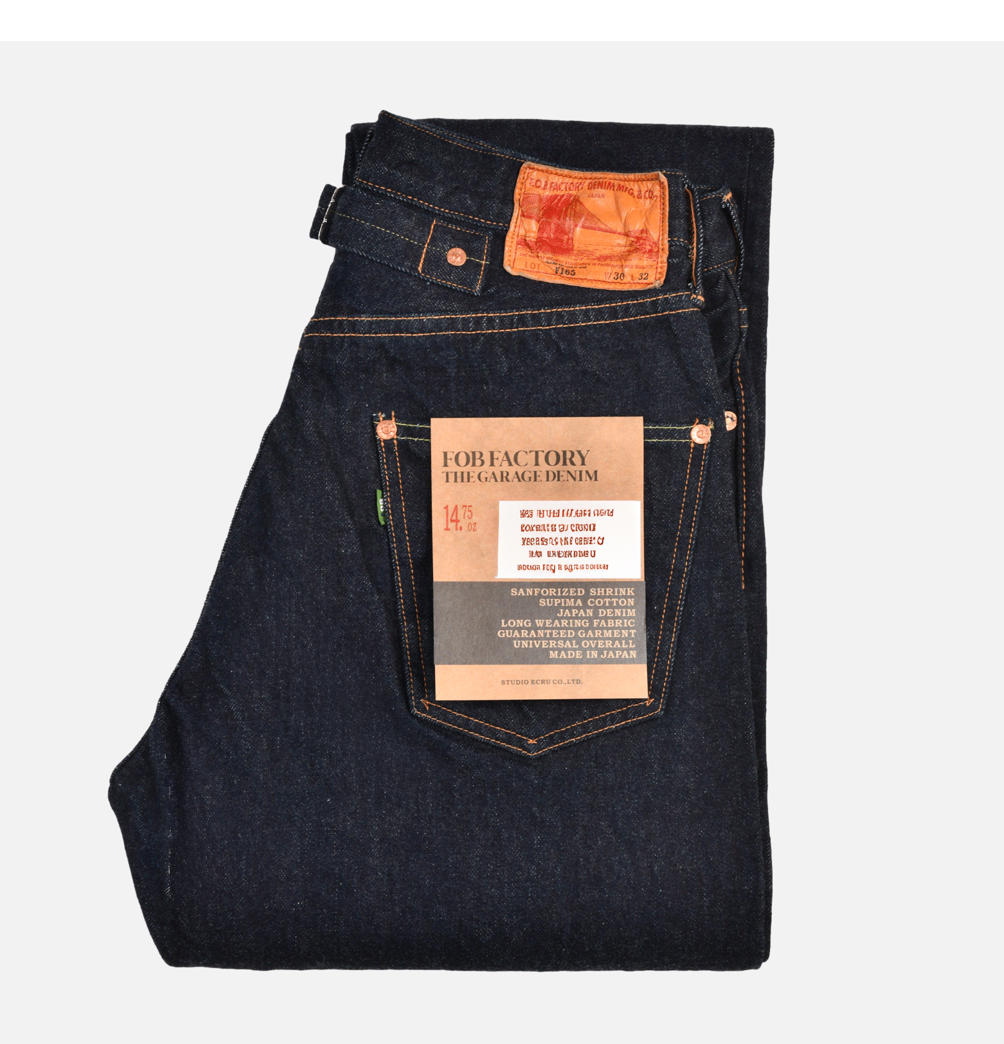 Fob Factory F165 Selvedge Garage Denim