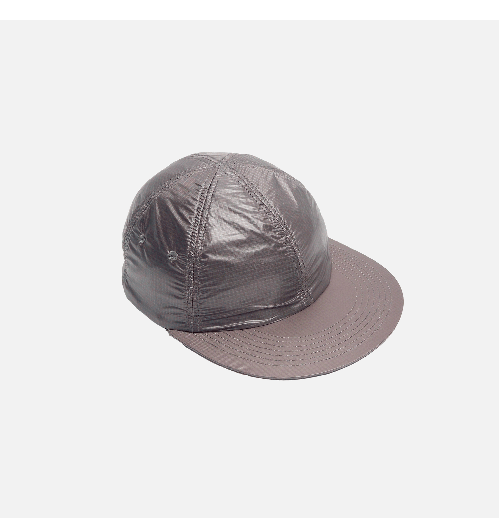 Found Feather 6 panel cap Light Ripstop Charcoal