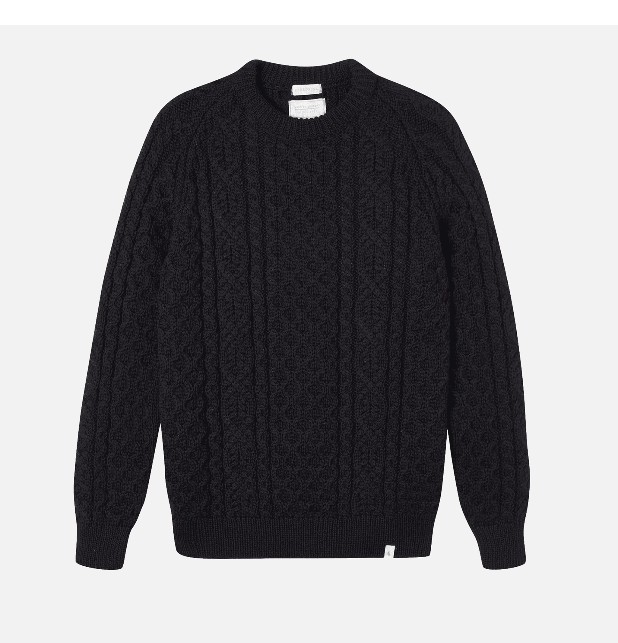 Pull Peregrine UK Hudson Aran Navy.