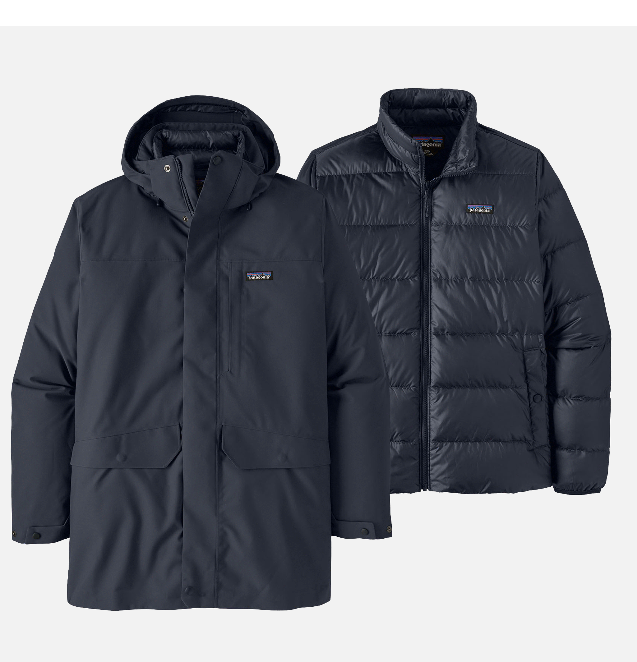 Tres 3 In 1 Parka New Navy