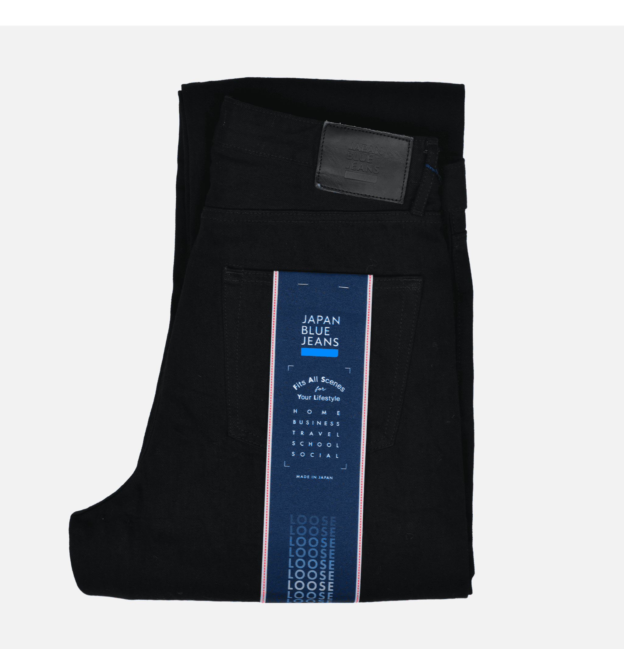 Black Denim Loose Straight