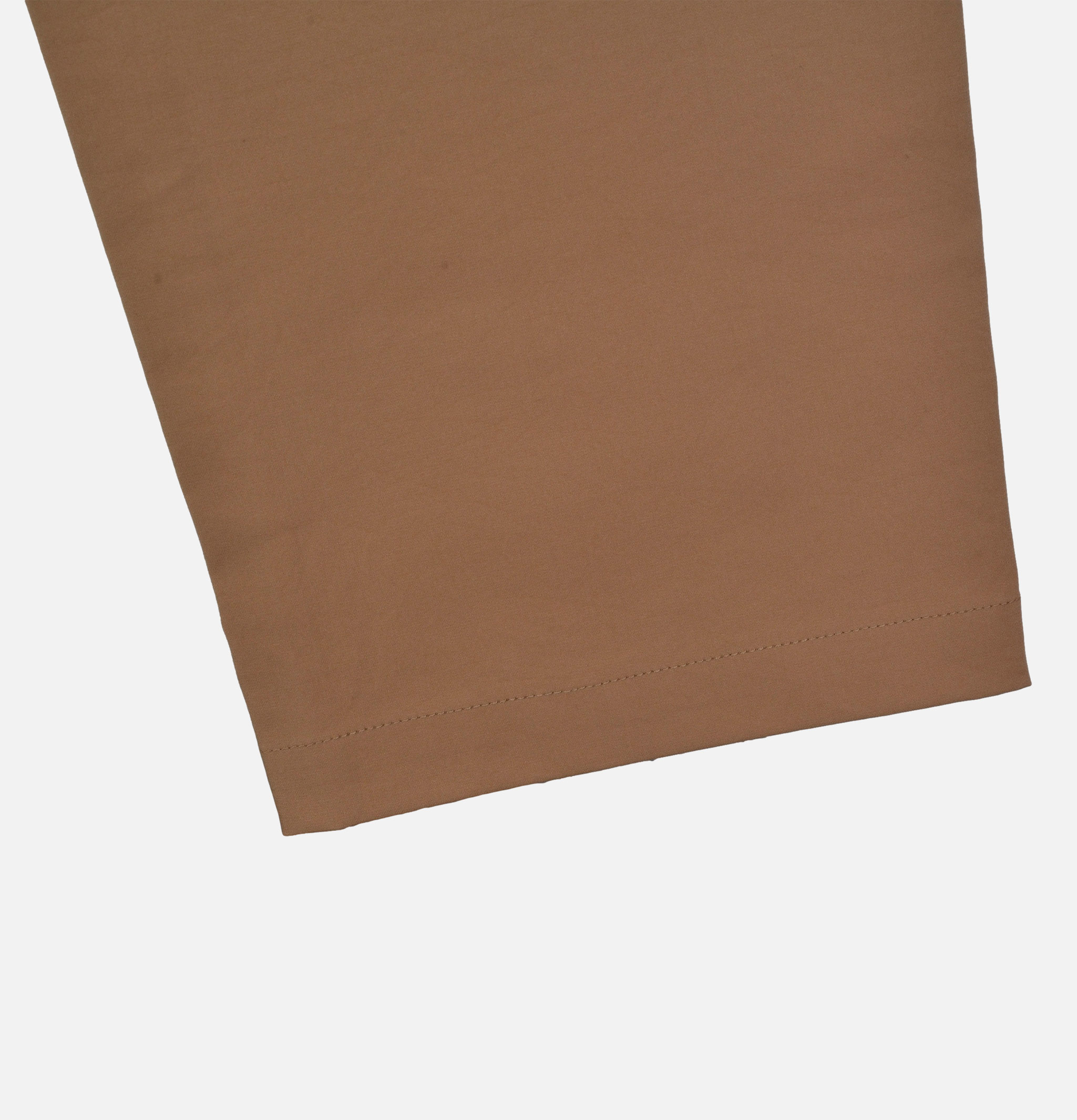 One Tuck Stretch Pants Beige