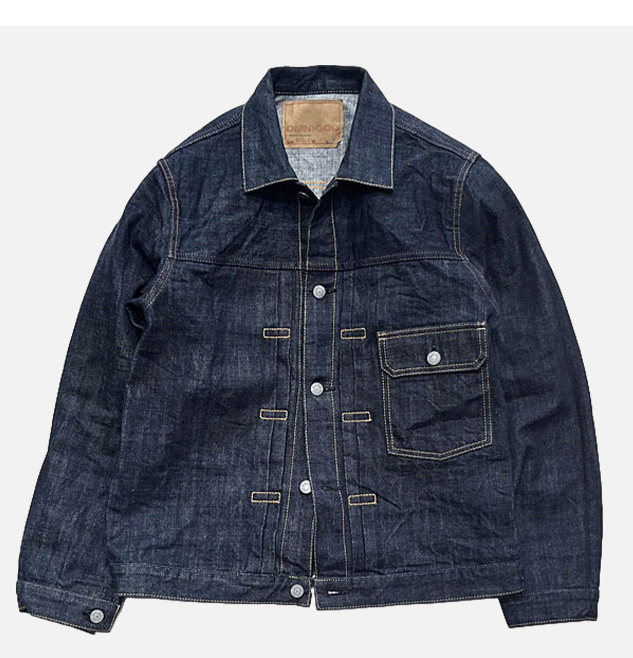 OMNIGOD 1st Type Jacket Blue Denim Jacket