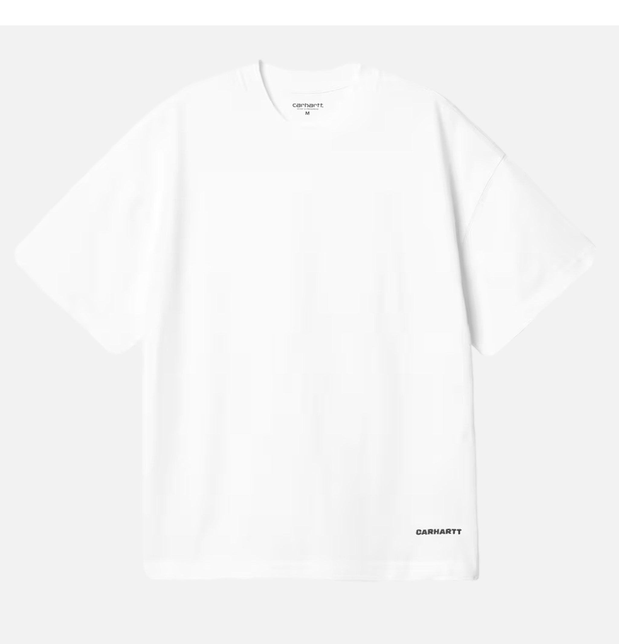 Carhartt WIP T-shirt Link Script Blanc