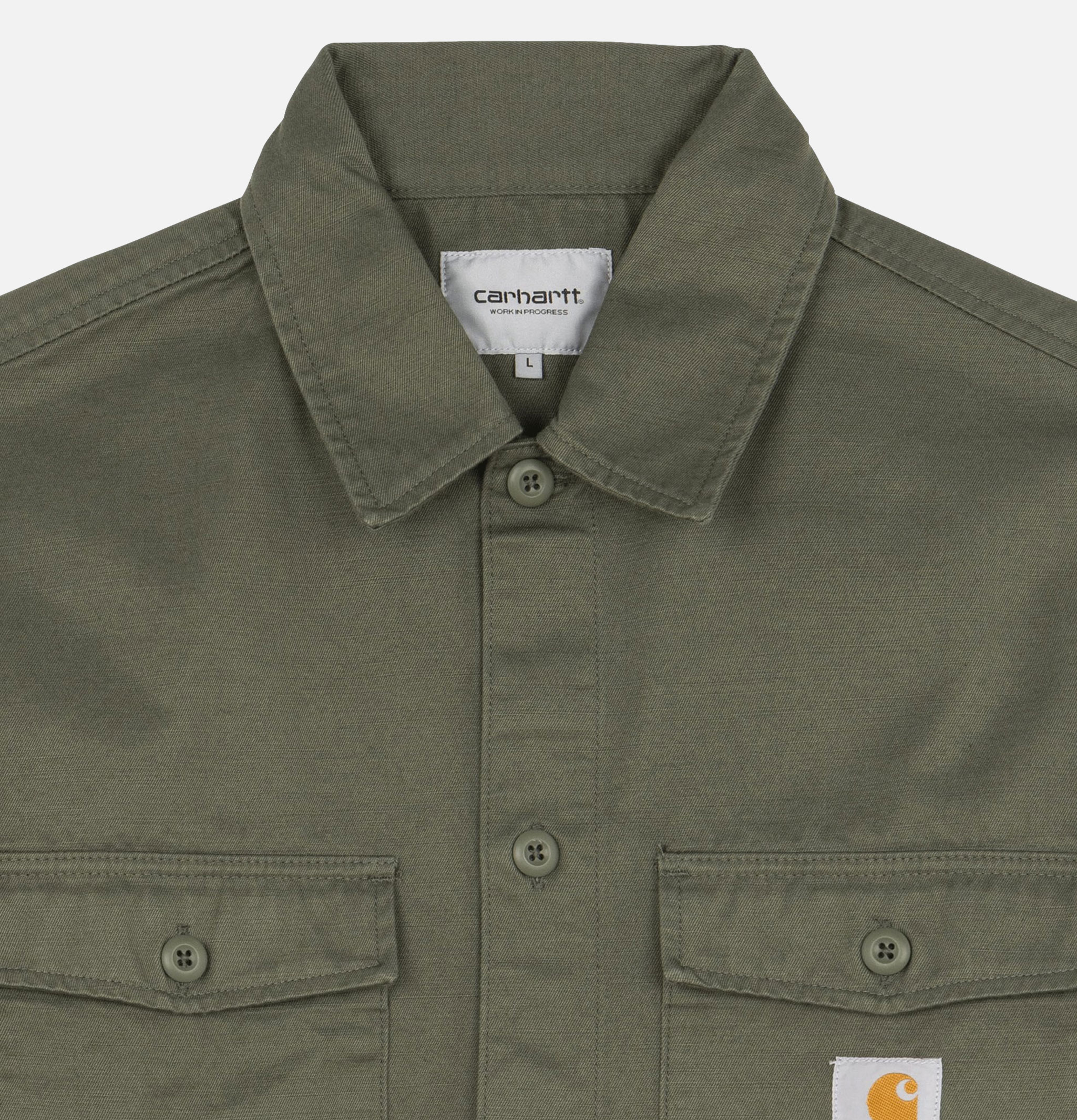 Carhartt WIP Surchemise Kelly Leaf Rinsed