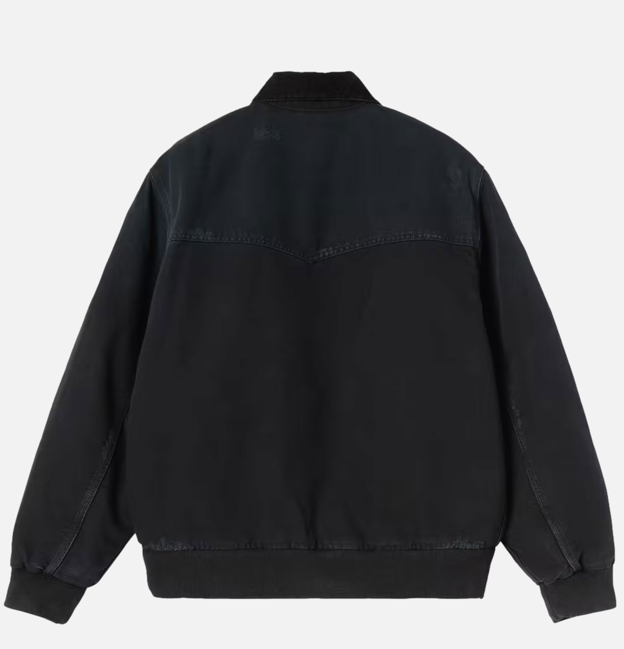 Carhartt WIP Og Santa Fe Black Grind Washed Jacket