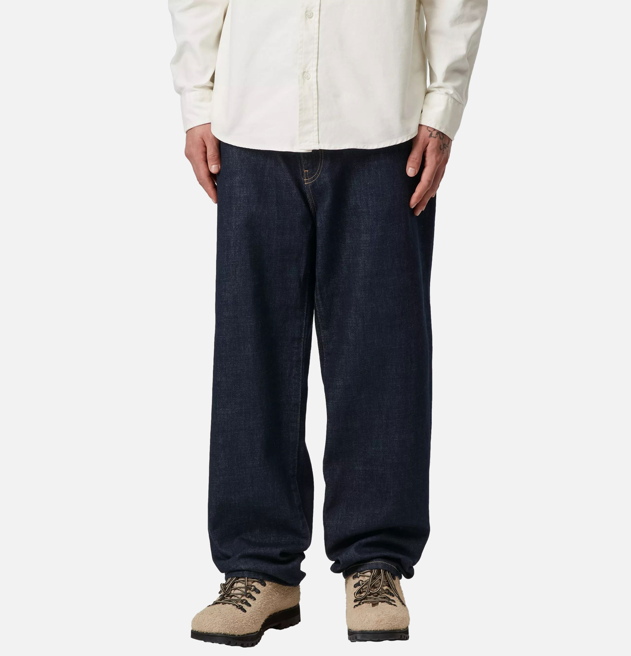 Carhartt WIP Aaron Pant Blue Rinsed