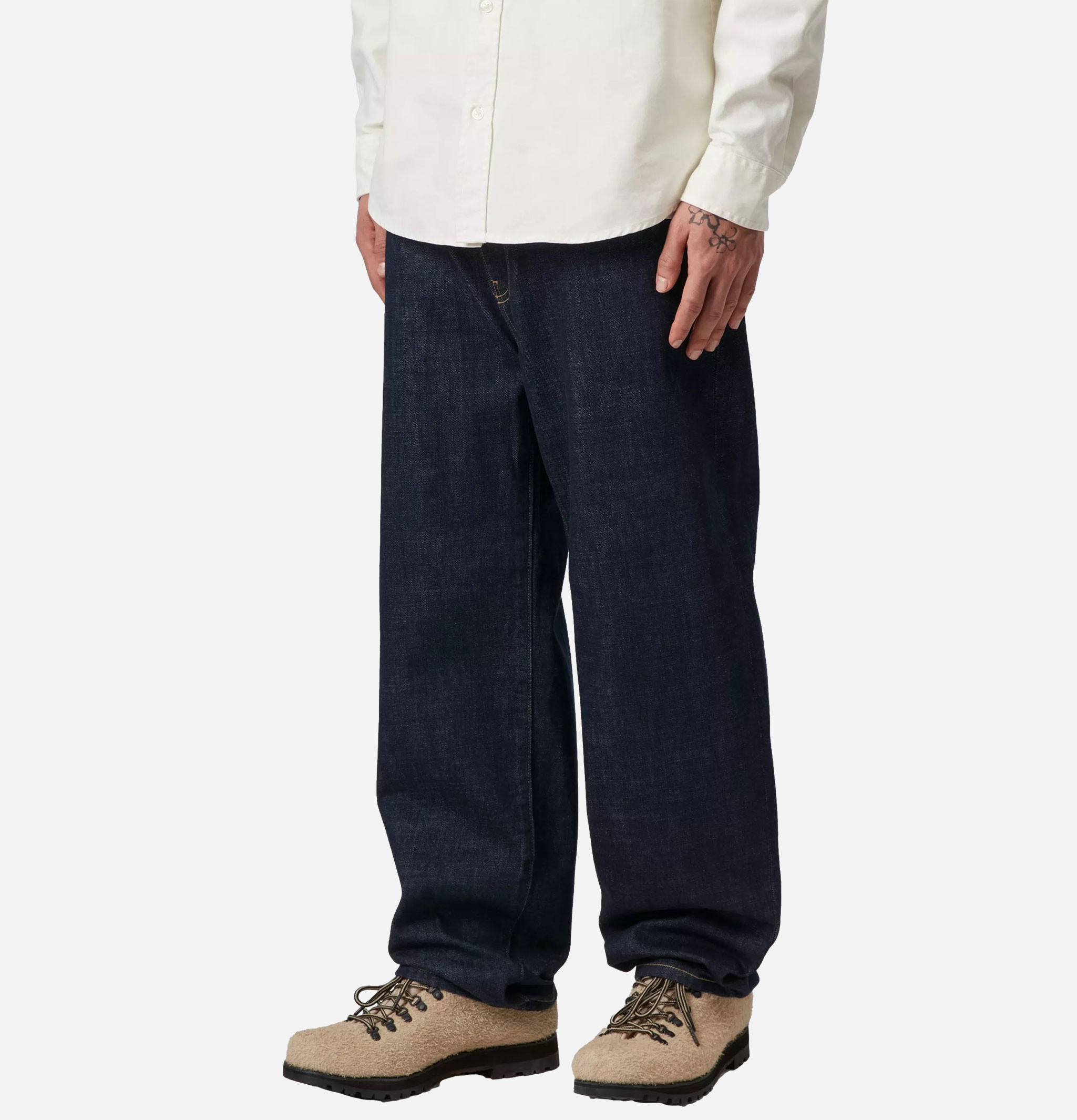 Carhartt WIP Aaron Pant Blue Rinsed