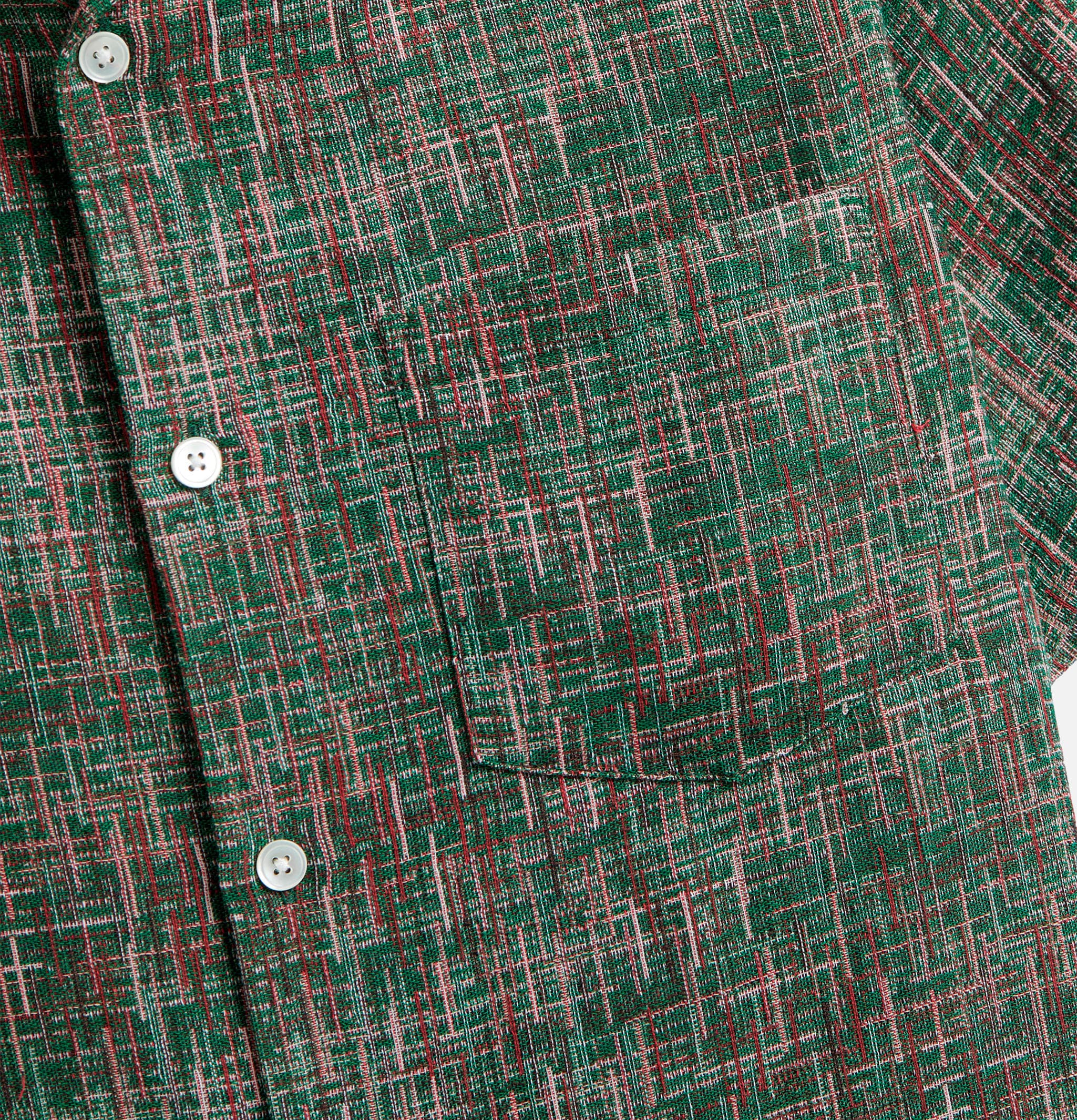 Portuguese Flannel Chemise Summer Boucle Green