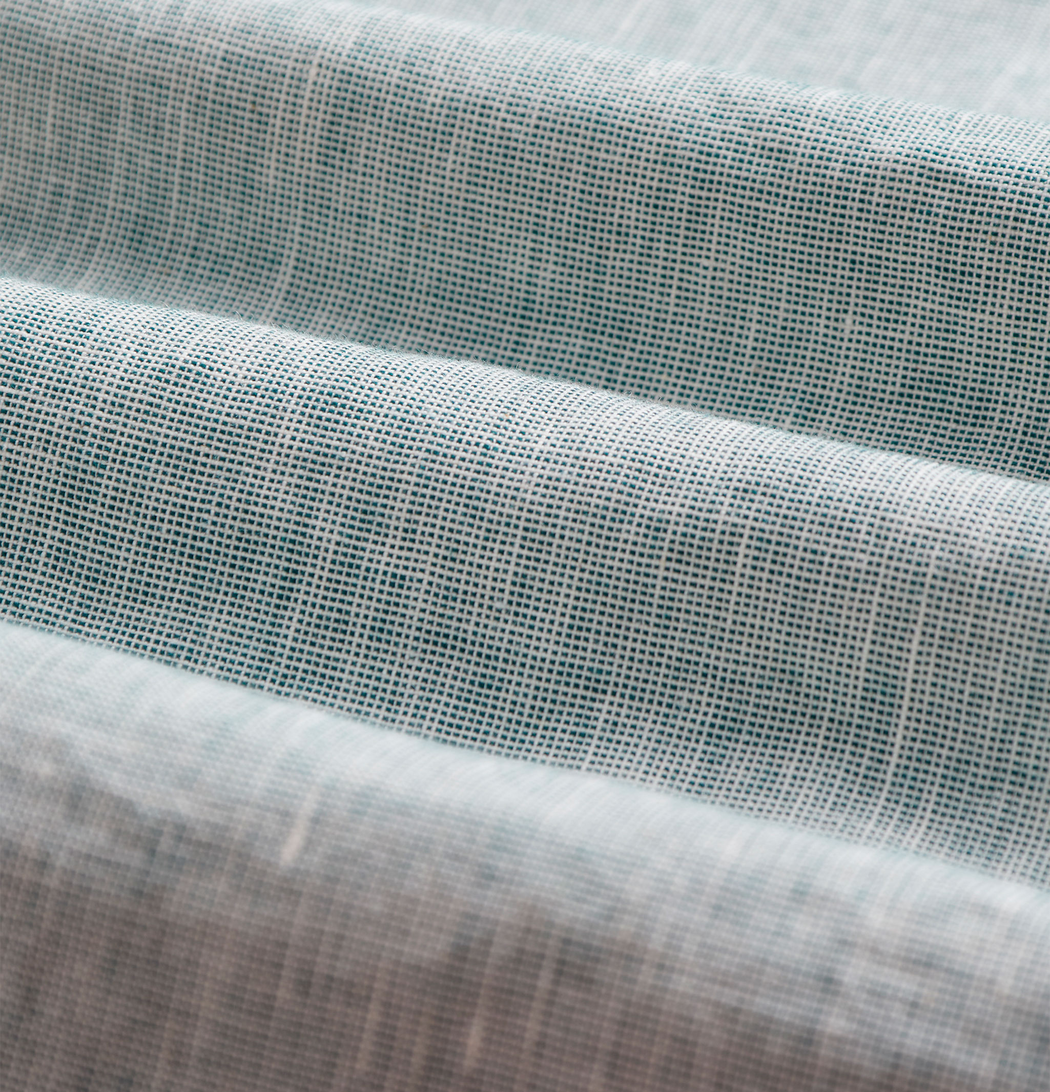 Portuguese Flannel Chemise Granular Bleu