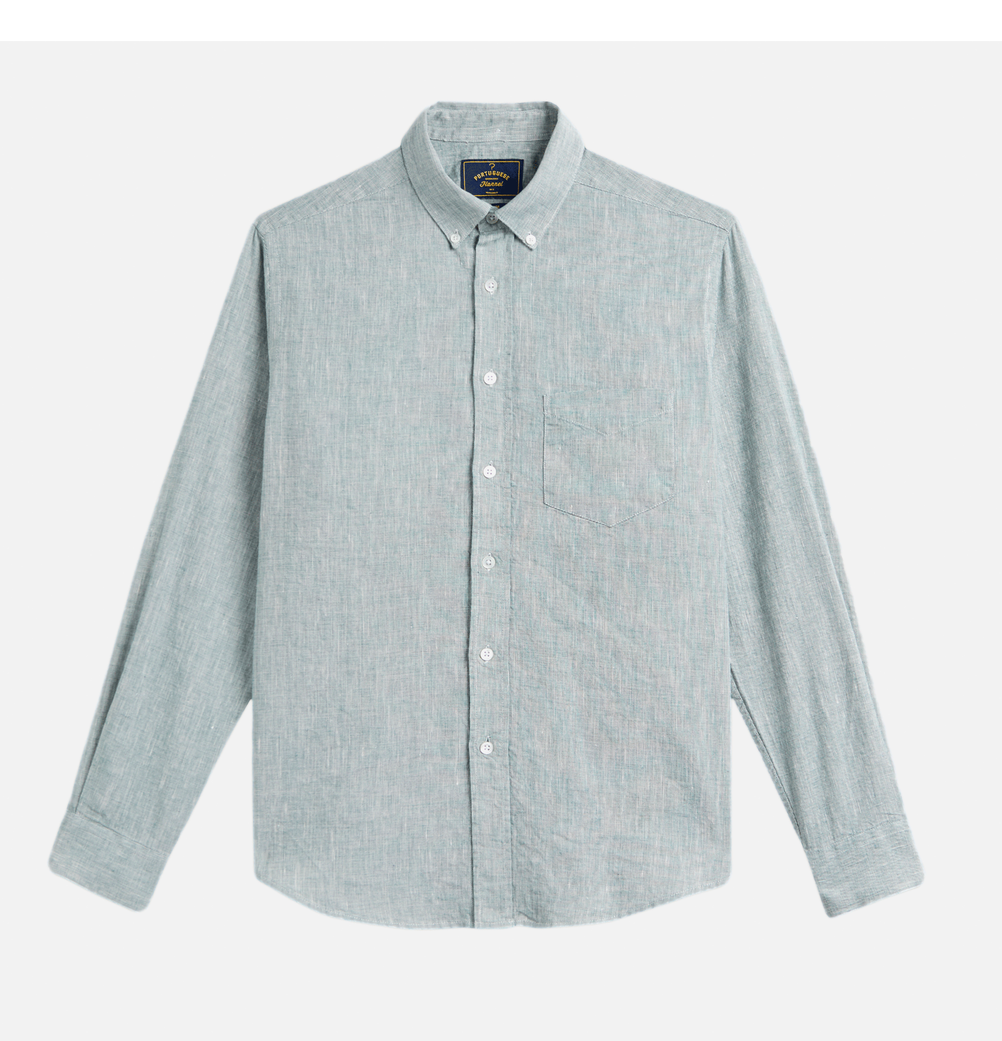 Portuguese Flannel Chemise Granular Green