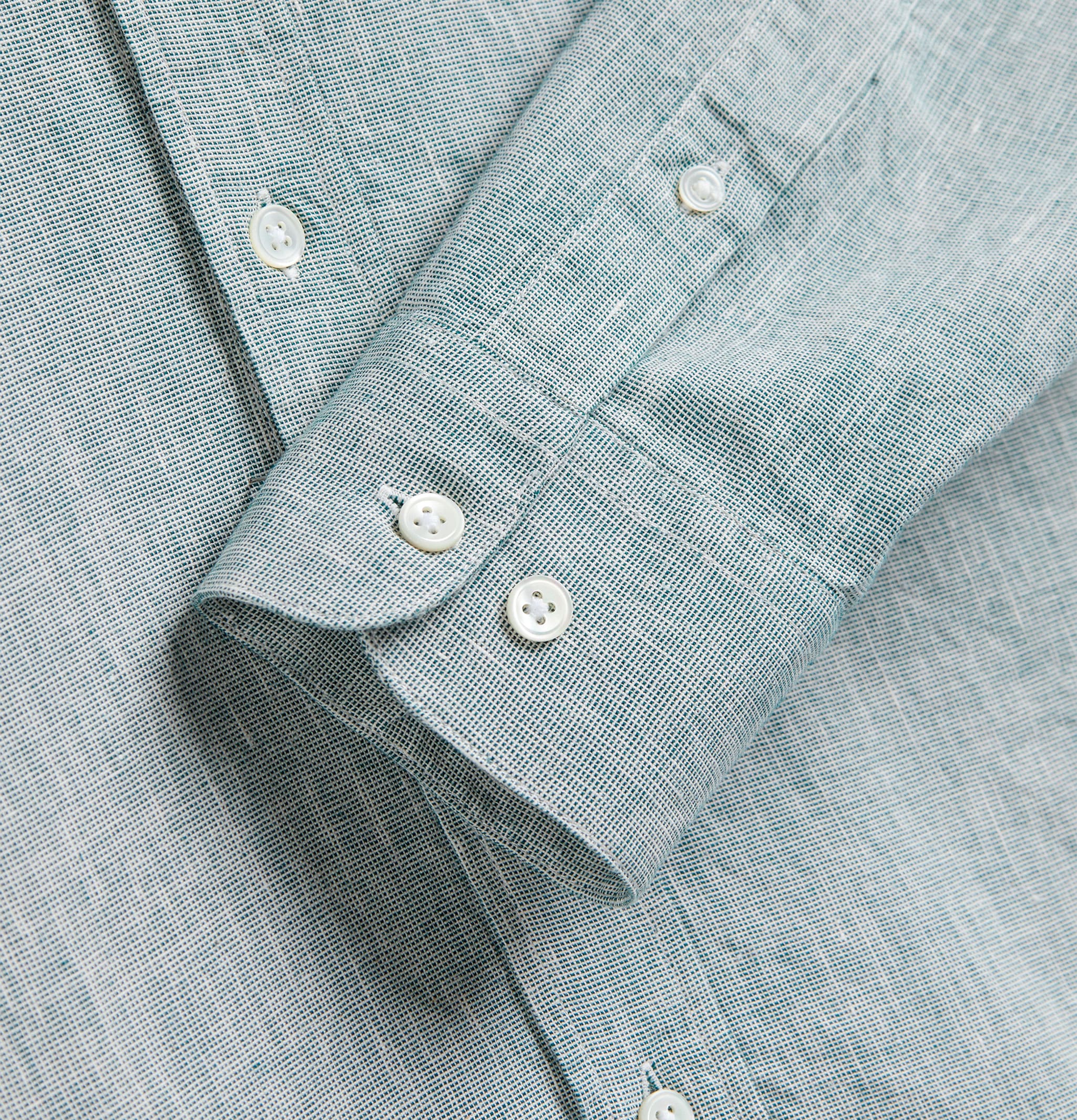 Portuguese Flannel Chemise Granular Green