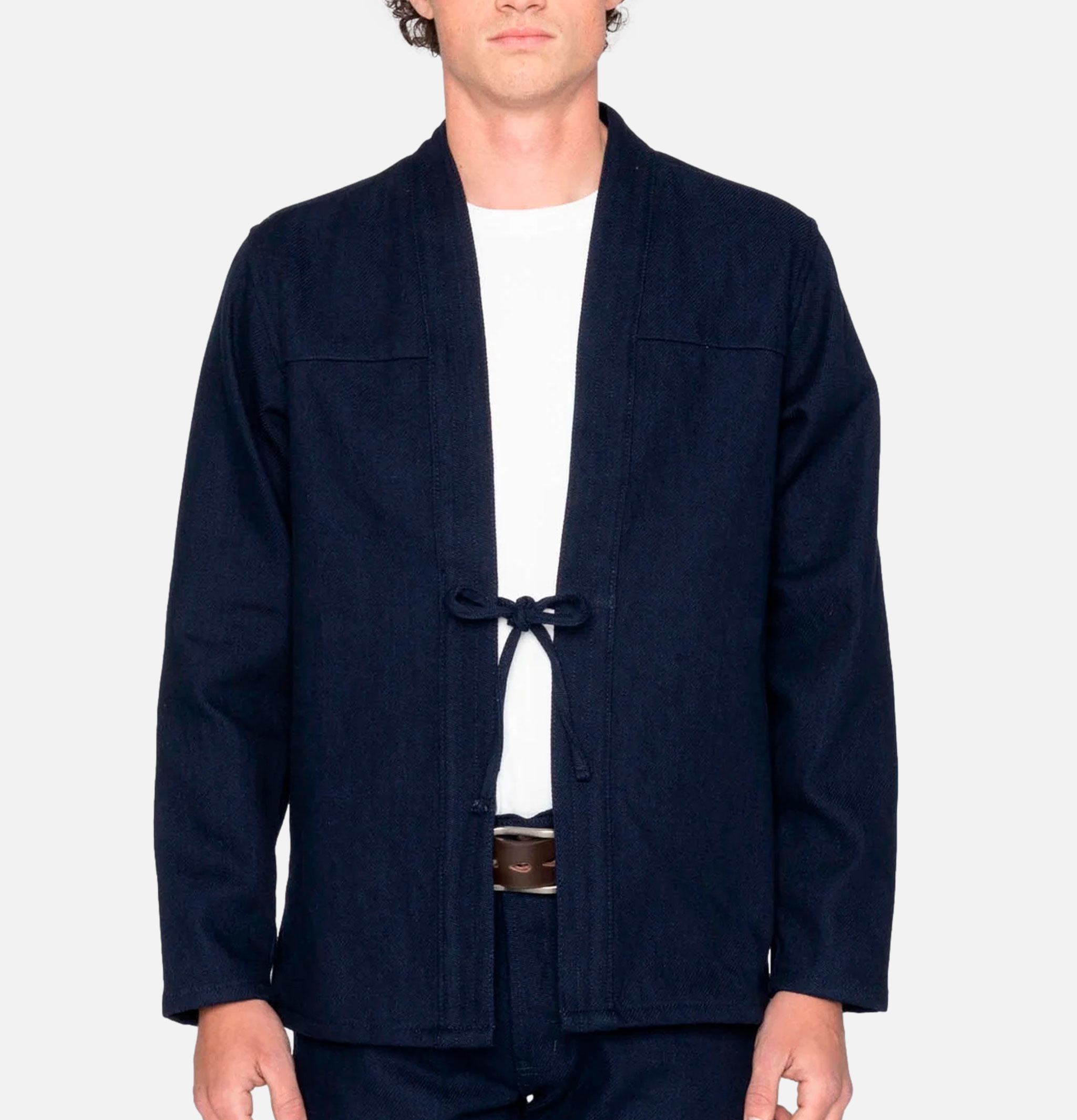 Kimono Shirt Maekake Dobby Ind