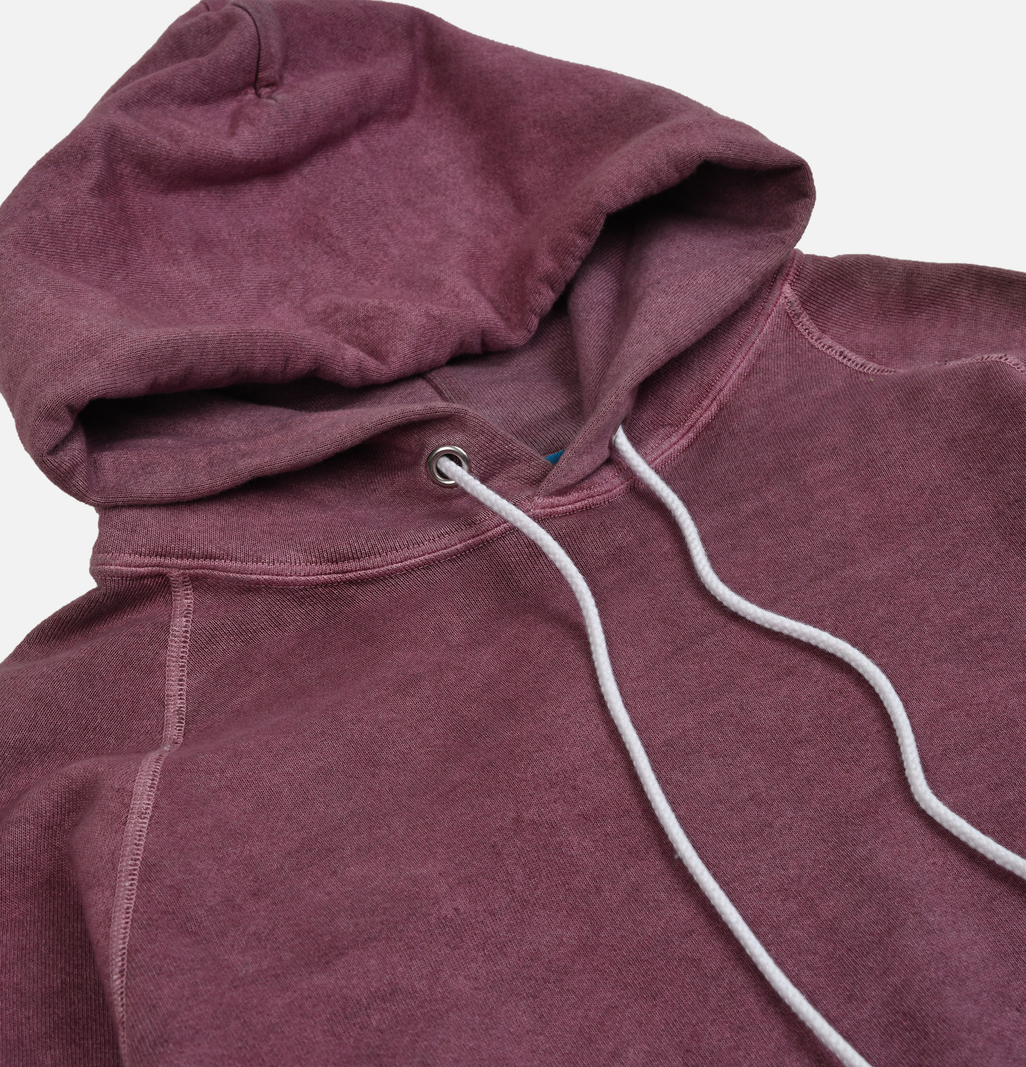 Good On Japan Pullover Hooded Sweat Pigment Dyed Azuki.